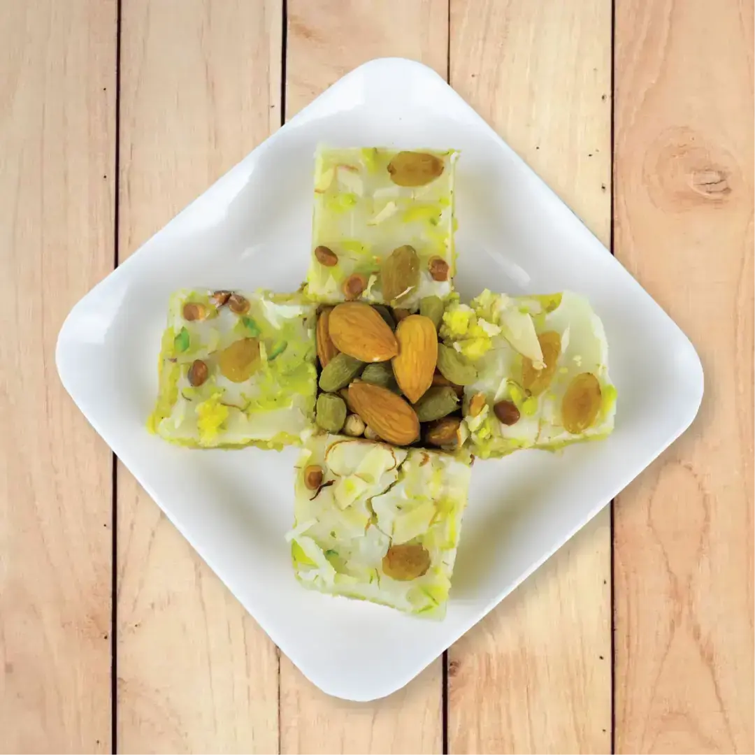 Chandra Snacks American Dryfruit Barfi 500 gms - India shopping