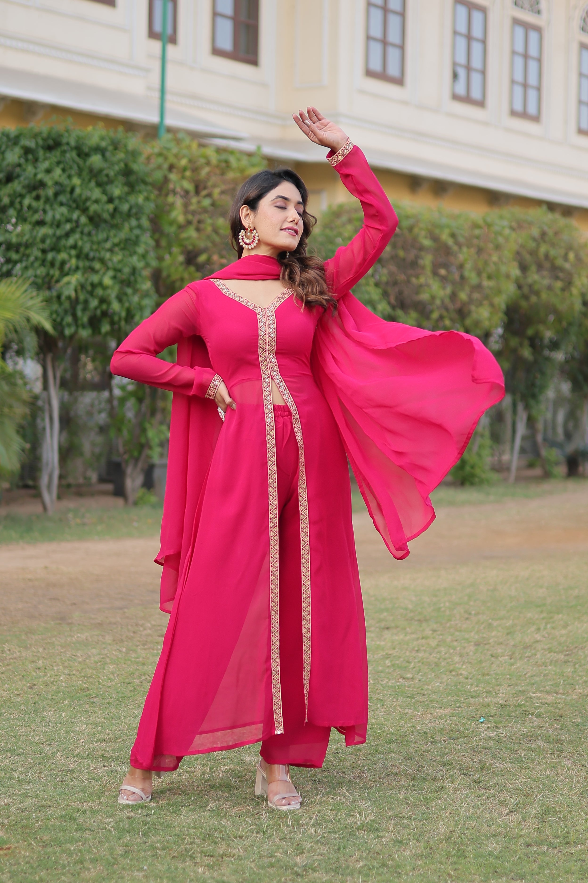 Classic Divine Drape Suit Collection | Ready To wear SKU :- AF5627 , 28