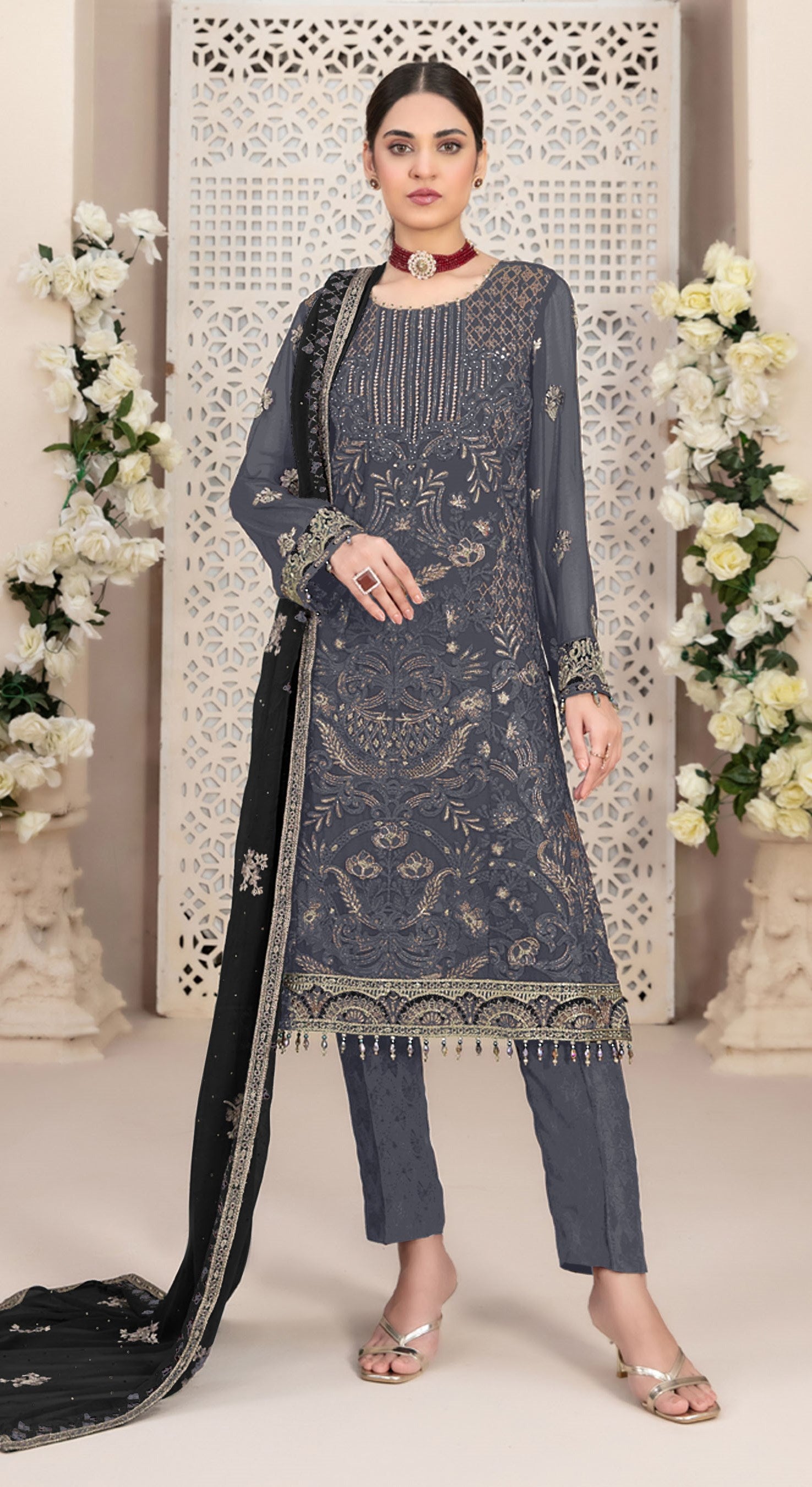 Beautiful Ornate Oasis Suit Collection | Ready To wear SKU :- AF5743 To AF5748