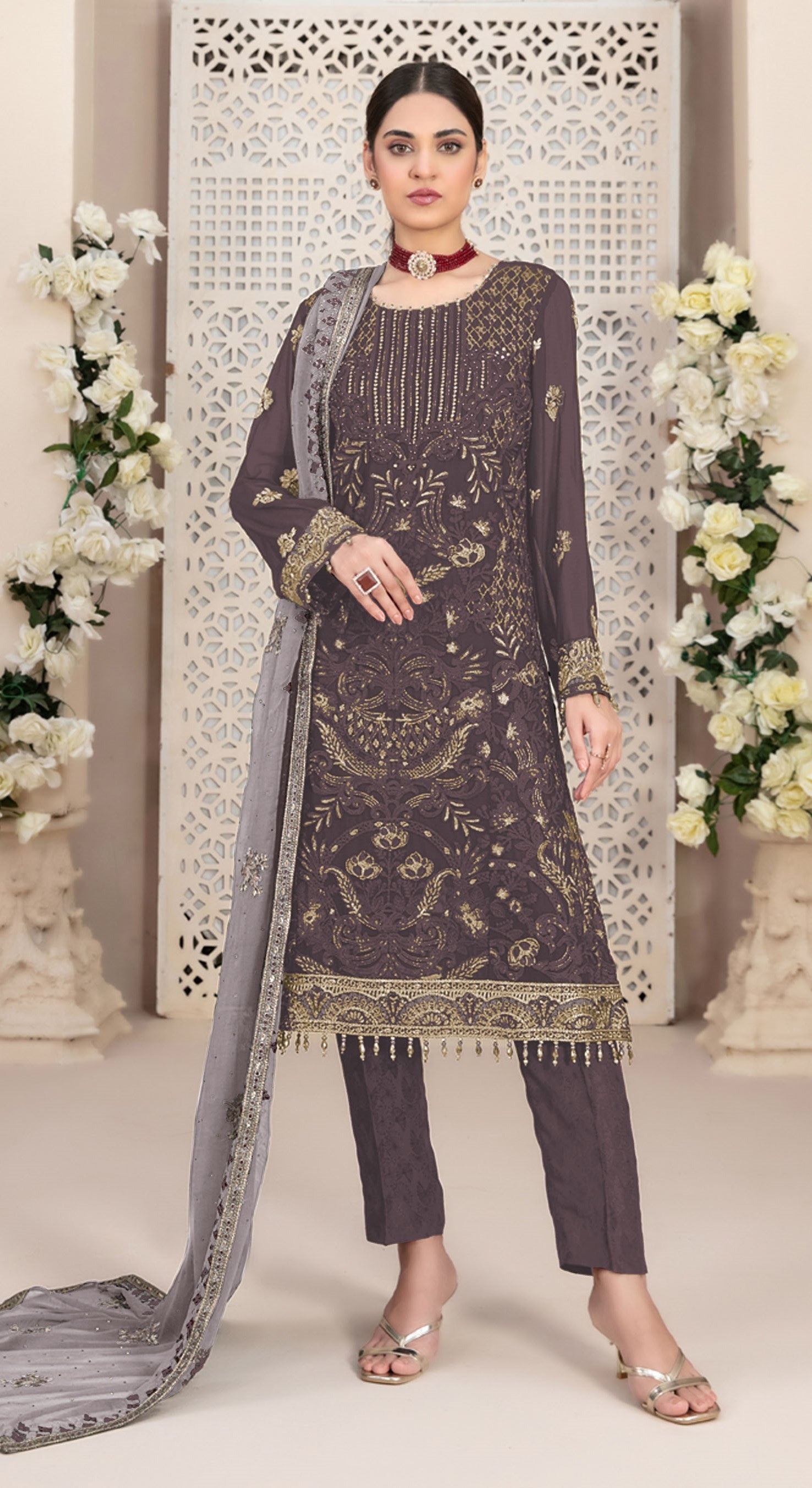 Beautiful Ornate Oasis Suit Collection | Ready To wear SKU :- AF5743 To AF5748