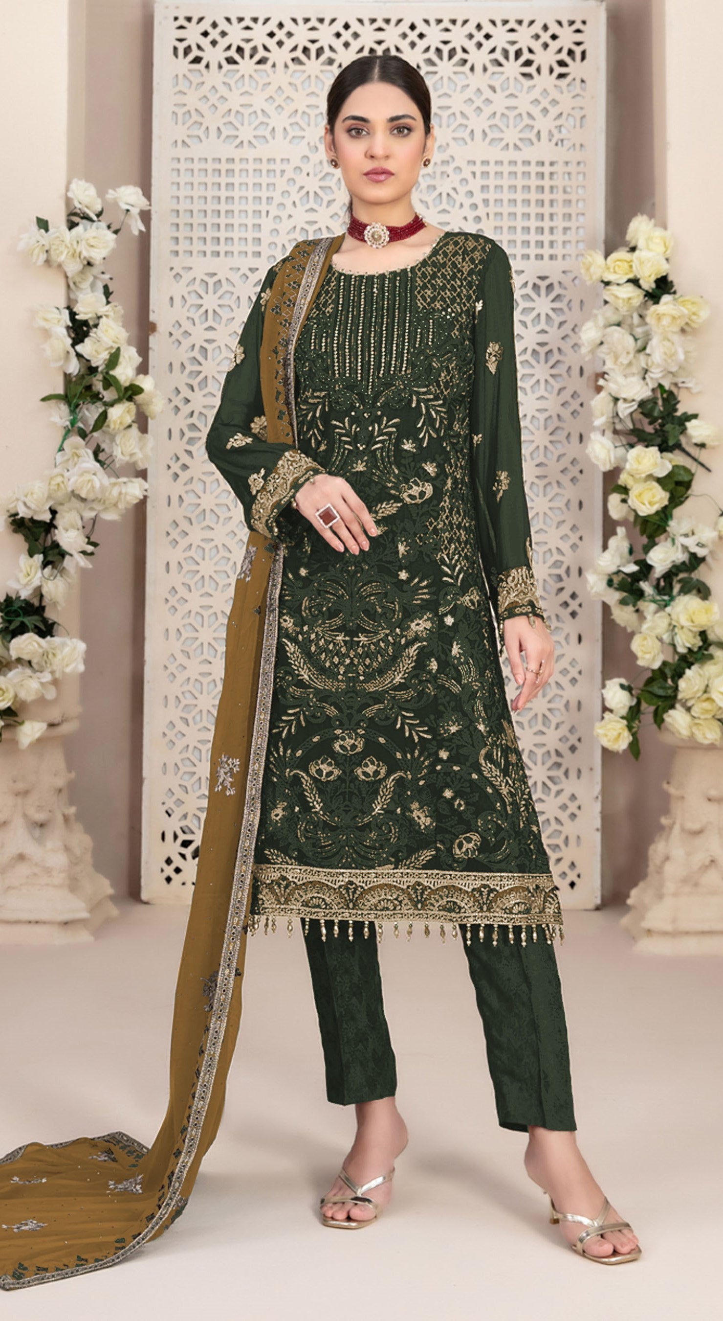 Beautiful Ornate Oasis Suit Collection | Ready To wear SKU :- AF5743 To AF5748