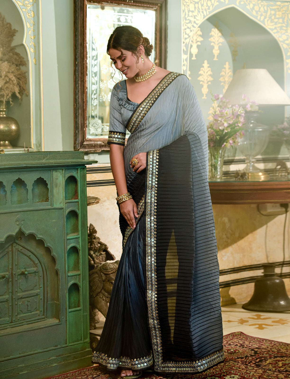 Classic Chic Traditions Sarees Collection | Ready To Wear SKU Code :- AF5967 To AF5973