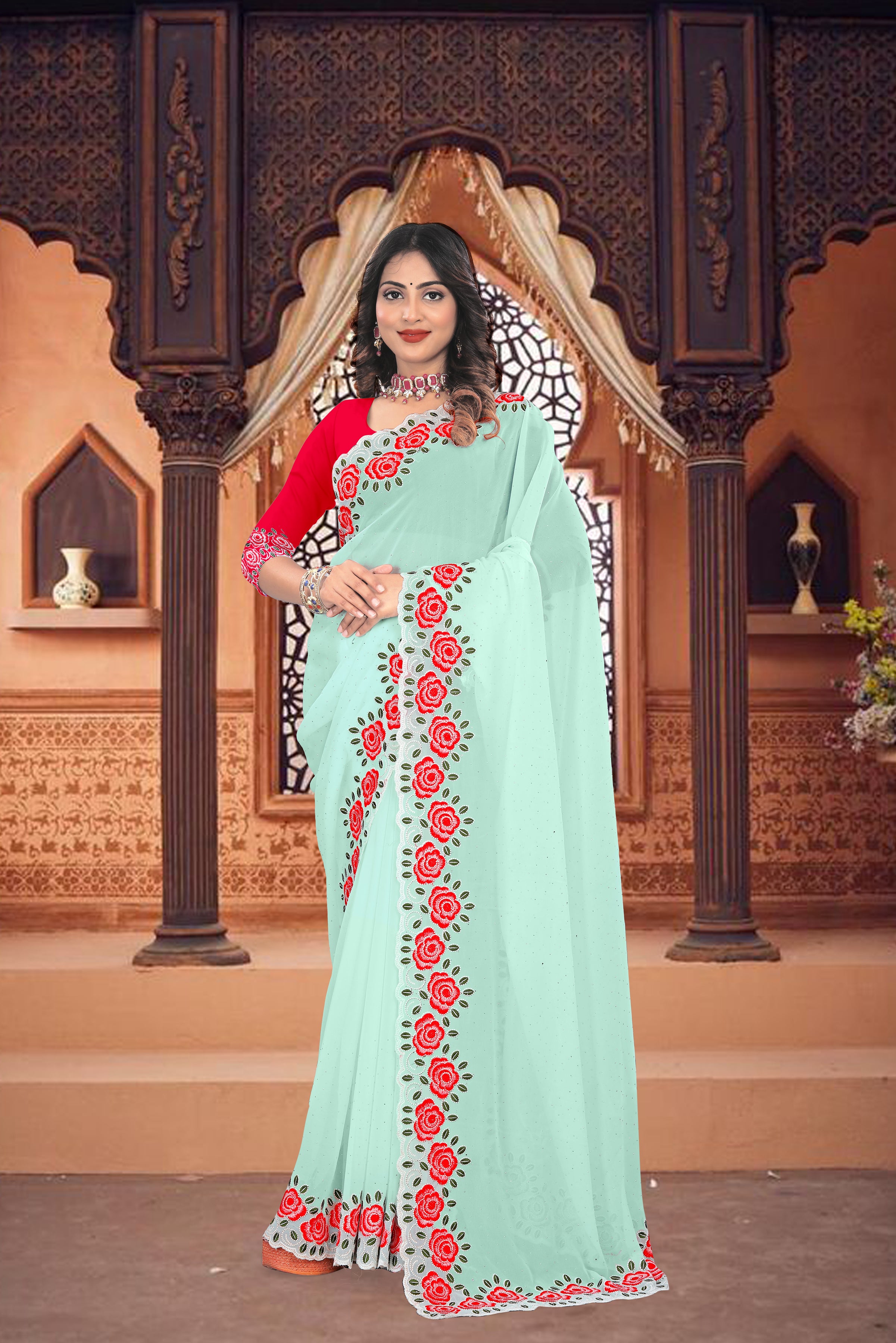 Beautiful Nazakat Sarees Collection | Ready To Wear SKU Code :- AF5977 To AF5980