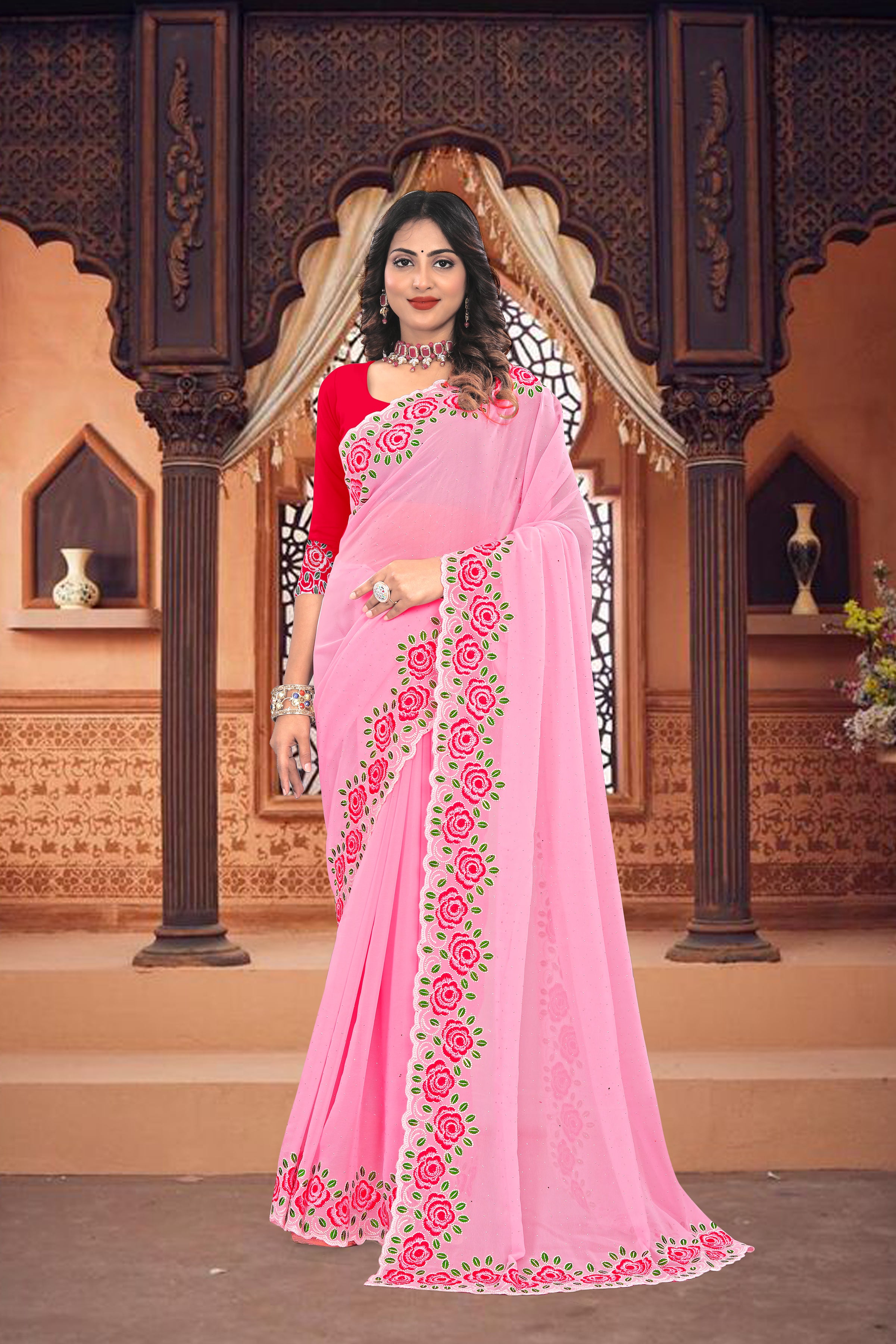 Beautiful Nazakat Sarees Collection | Ready To Wear SKU Code :- AF5977 To AF5980