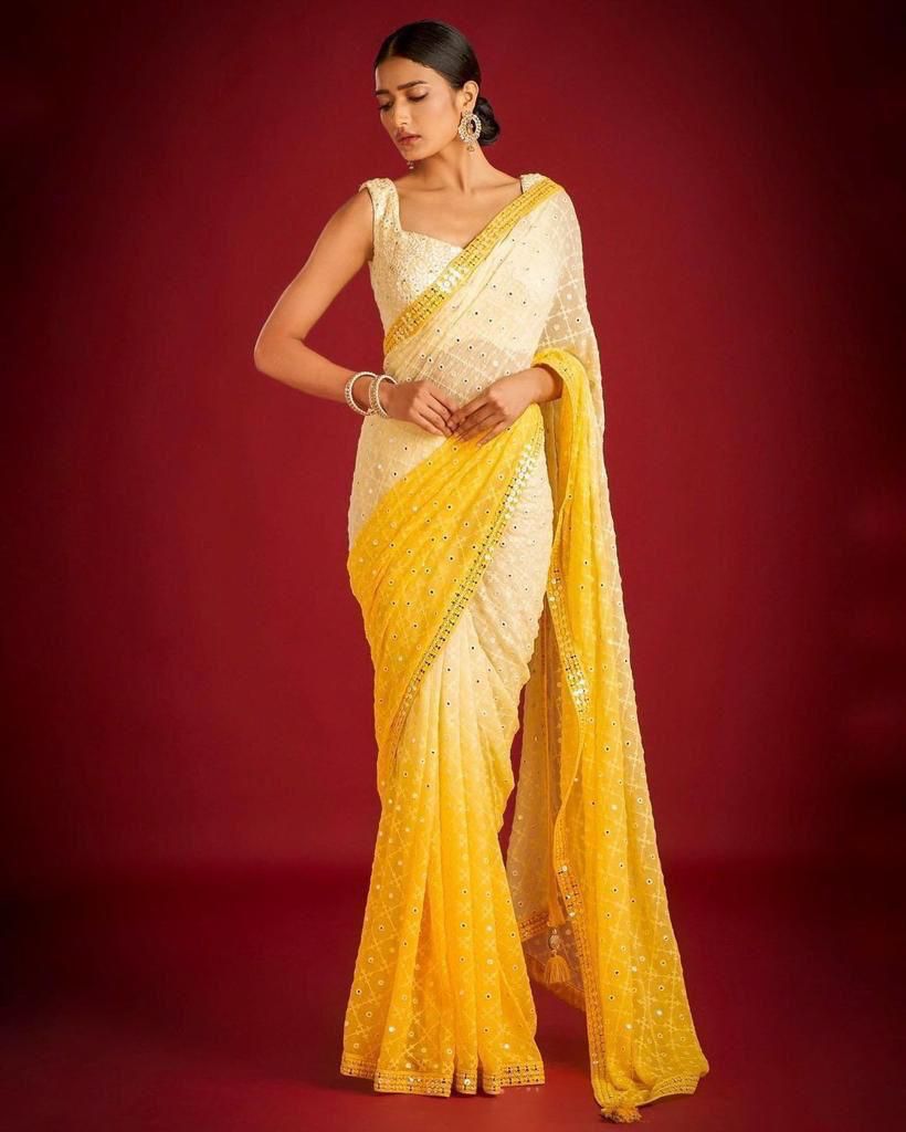 Beautiful Threads of Grace Saree | Ready To Wear SKU Code :- AF5984
