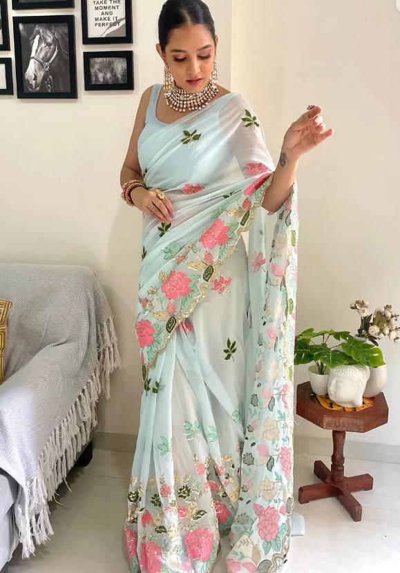 Beautiful Hues of Royalty Sarees Collection | Ready To Wear AF5998 To AF6003