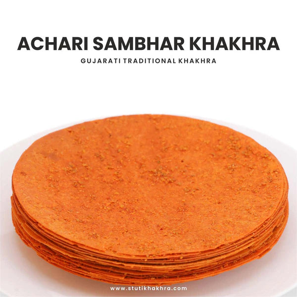 Stuti Wheat Achari Sambhar Khakhara | 200 gms