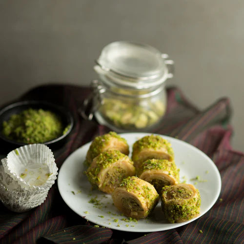 Almond House Flaky Turkish Pistachio Roll 500 gms