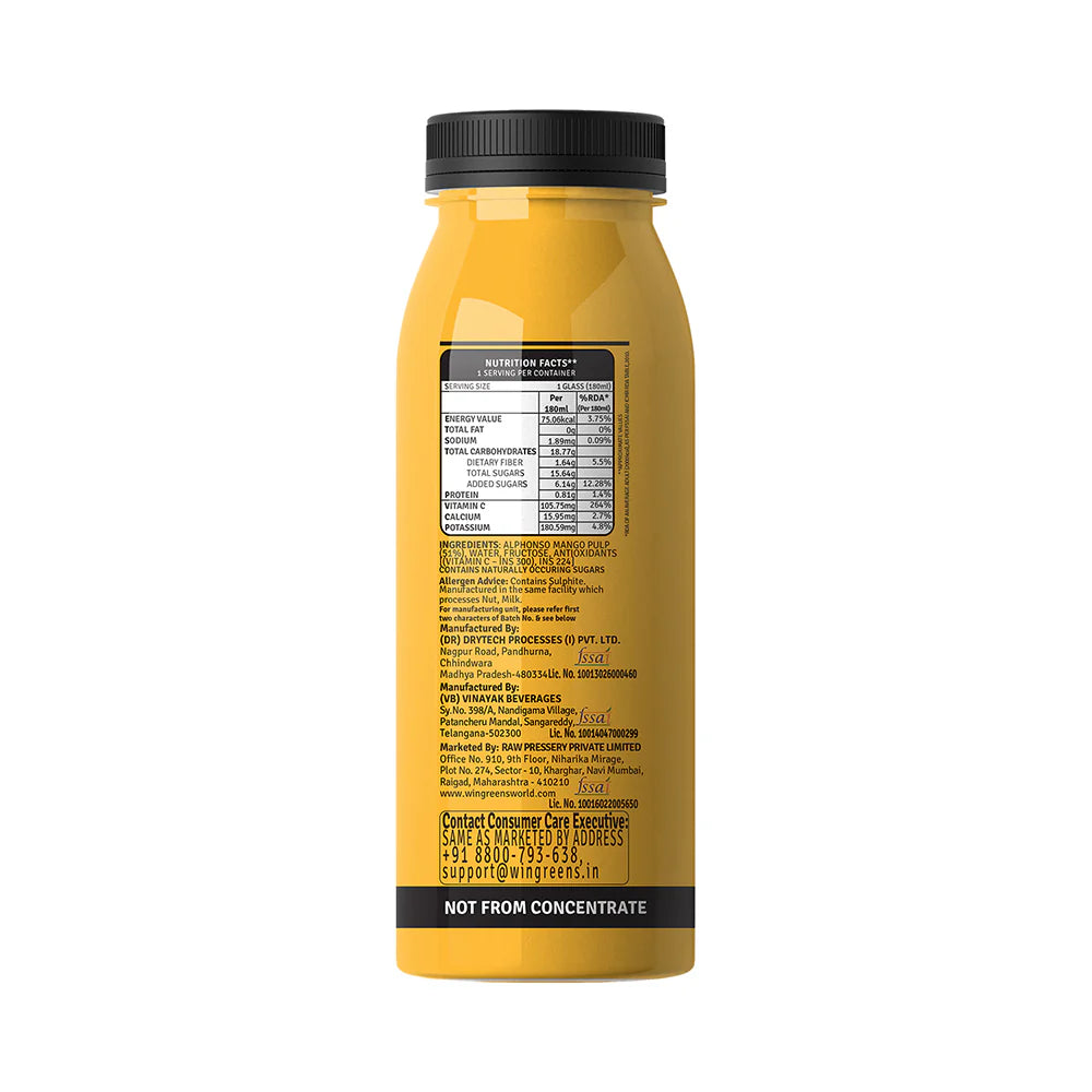 Raw Alphonso Mango 200 ML