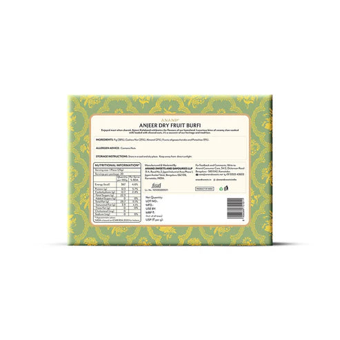 Anand Sweets & Savouries Dry Fruit Burfi | 500 gms