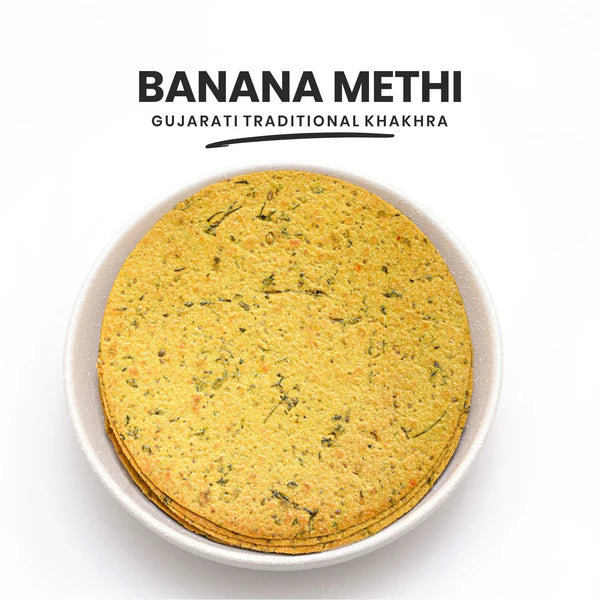 Stuti Wheat Banana Methi Khakhara | 200 gms