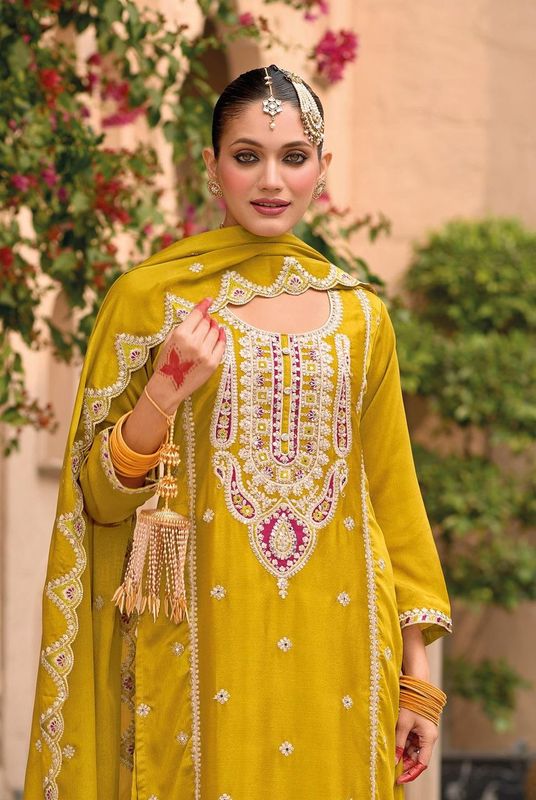 Grace Grid Suits Collection | Ready To wear AF-7017 To AF-7022