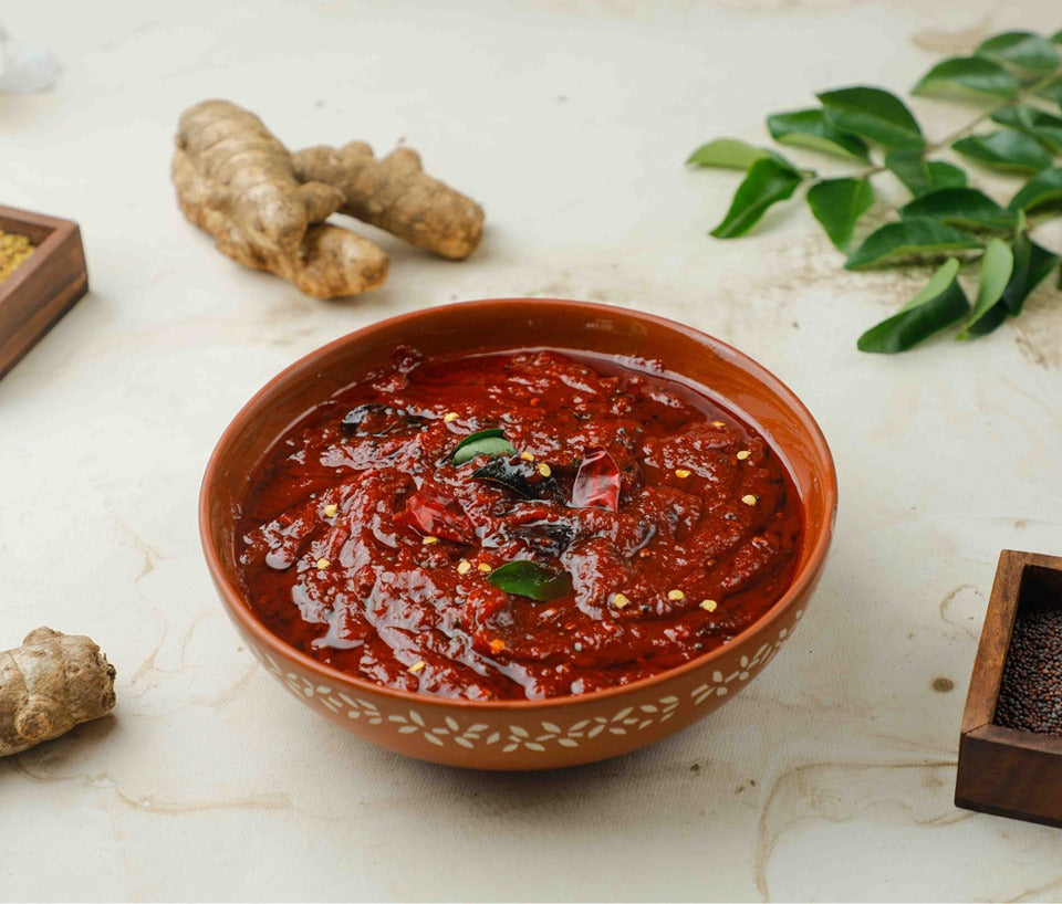 Jandhyala foods Allam Pachchadi Pickle - 500 gms