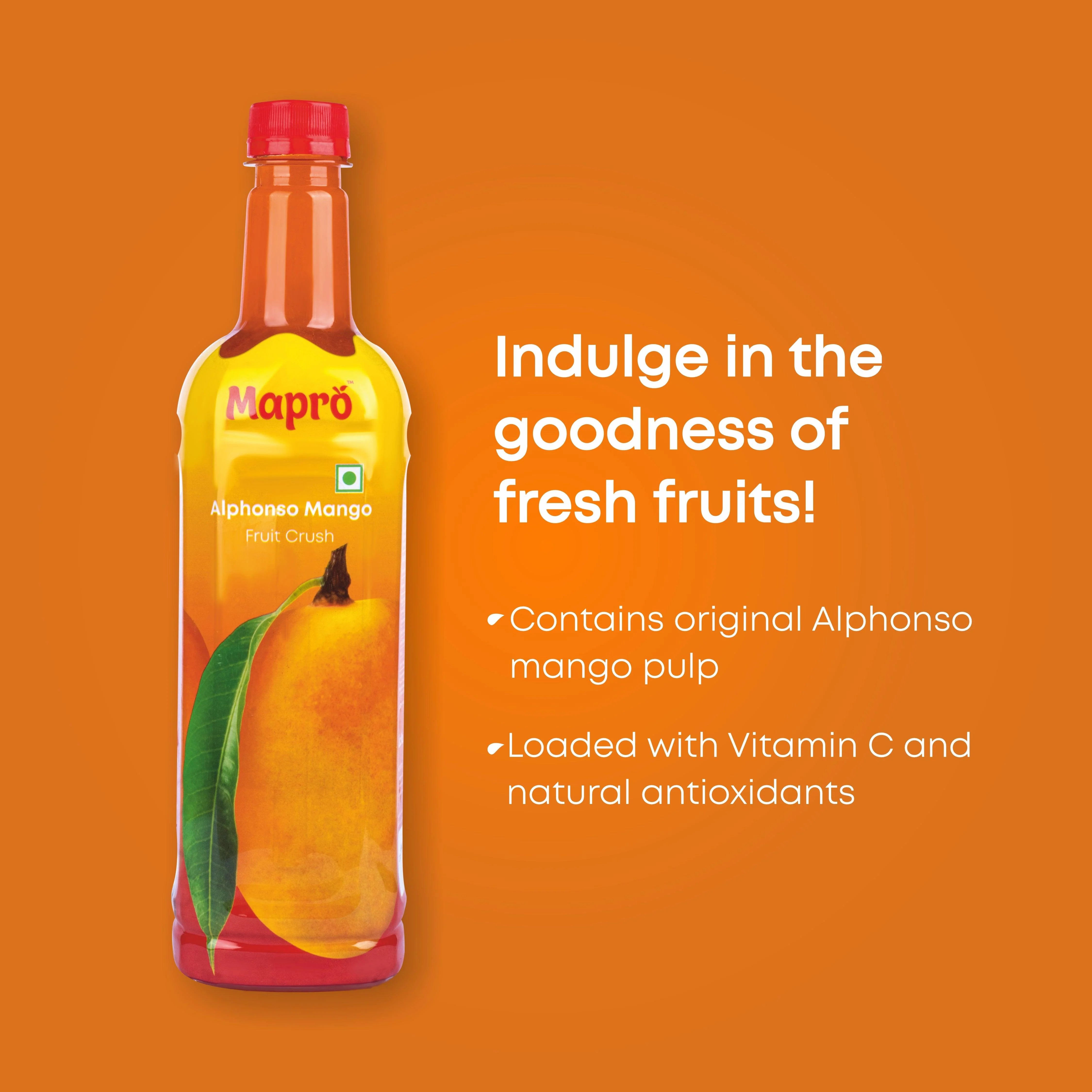 Mapro Alphonso Mango Fruit Crush - 750 ml