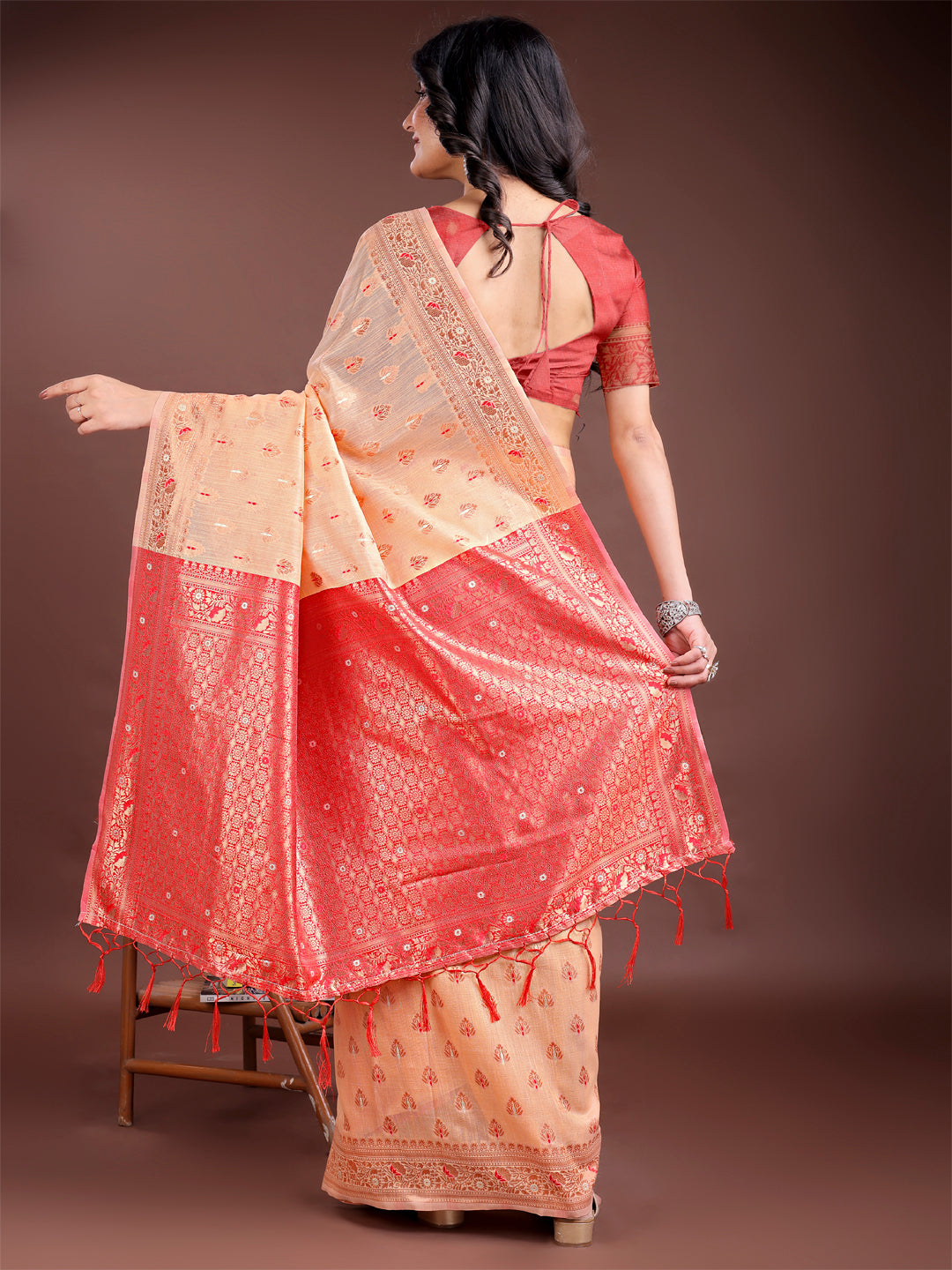 Soot Symphony Linen Cotton Sarees Collection | Ready To Wear SKU - ASASA1001 to 06
