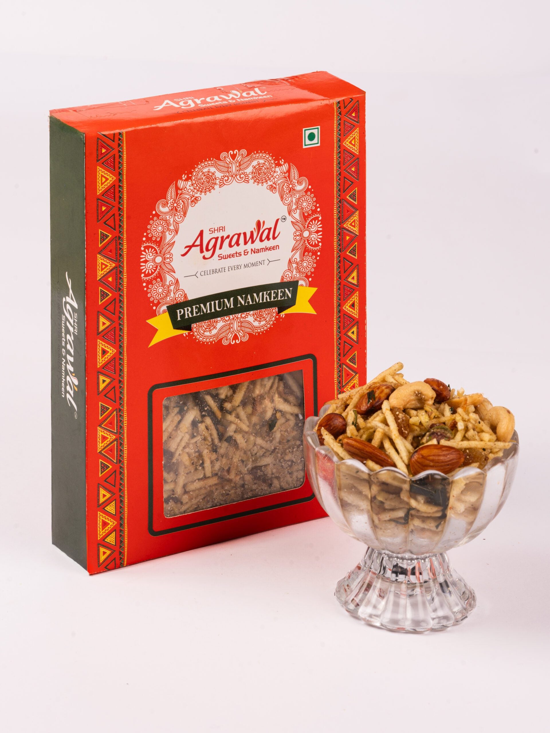 Shri Agrawal Sweets & Namkeen Badam Lachha - 400 gms