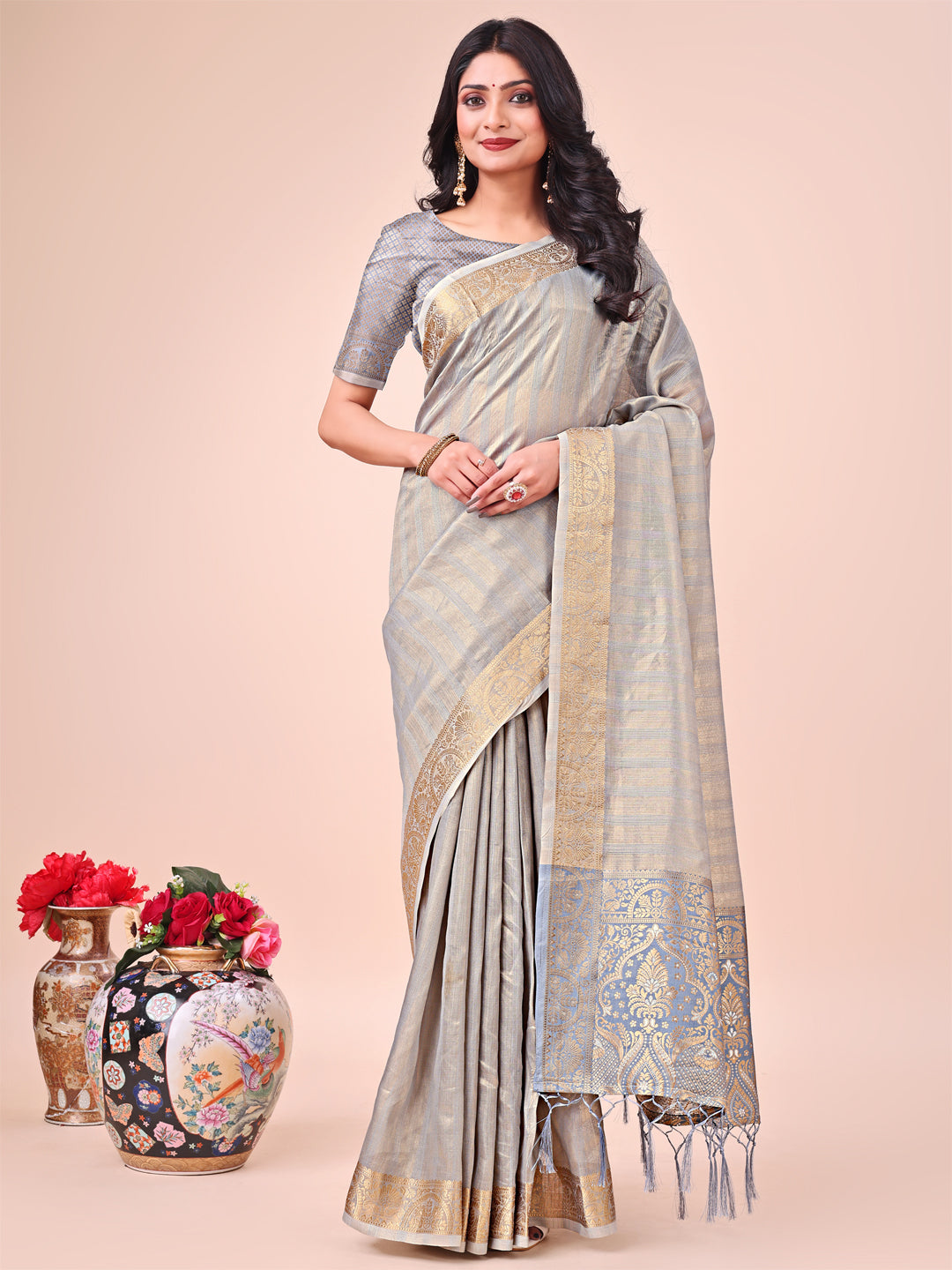 Rooh Rang Organza Drapes Sarees Collection | Ready To Wear SKU - SWBAT1001 to 06
