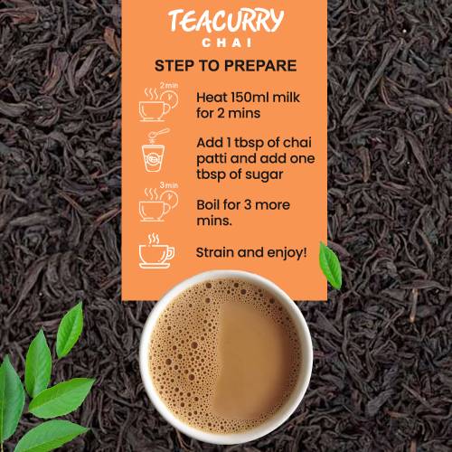 Butterscotch Chai - 100% Natural Butterscotch Flavored Chai Tea for Digestion | With Real Ingredients - 200 gms