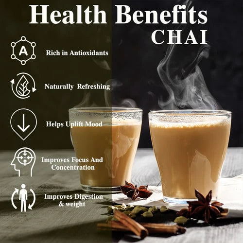 Thandai Chai - 100% Natural Thandai Flavoured Chai Tea | With Real Ingredients - 200 gms