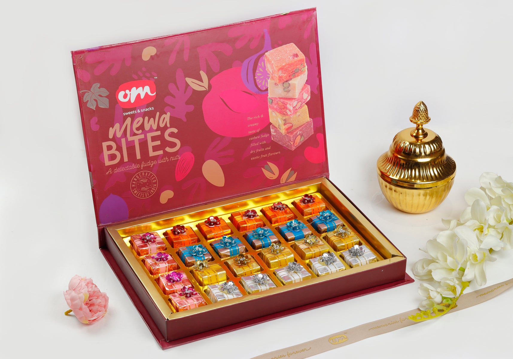Om Sweets & Snacks Bite Mewa - 500 gms