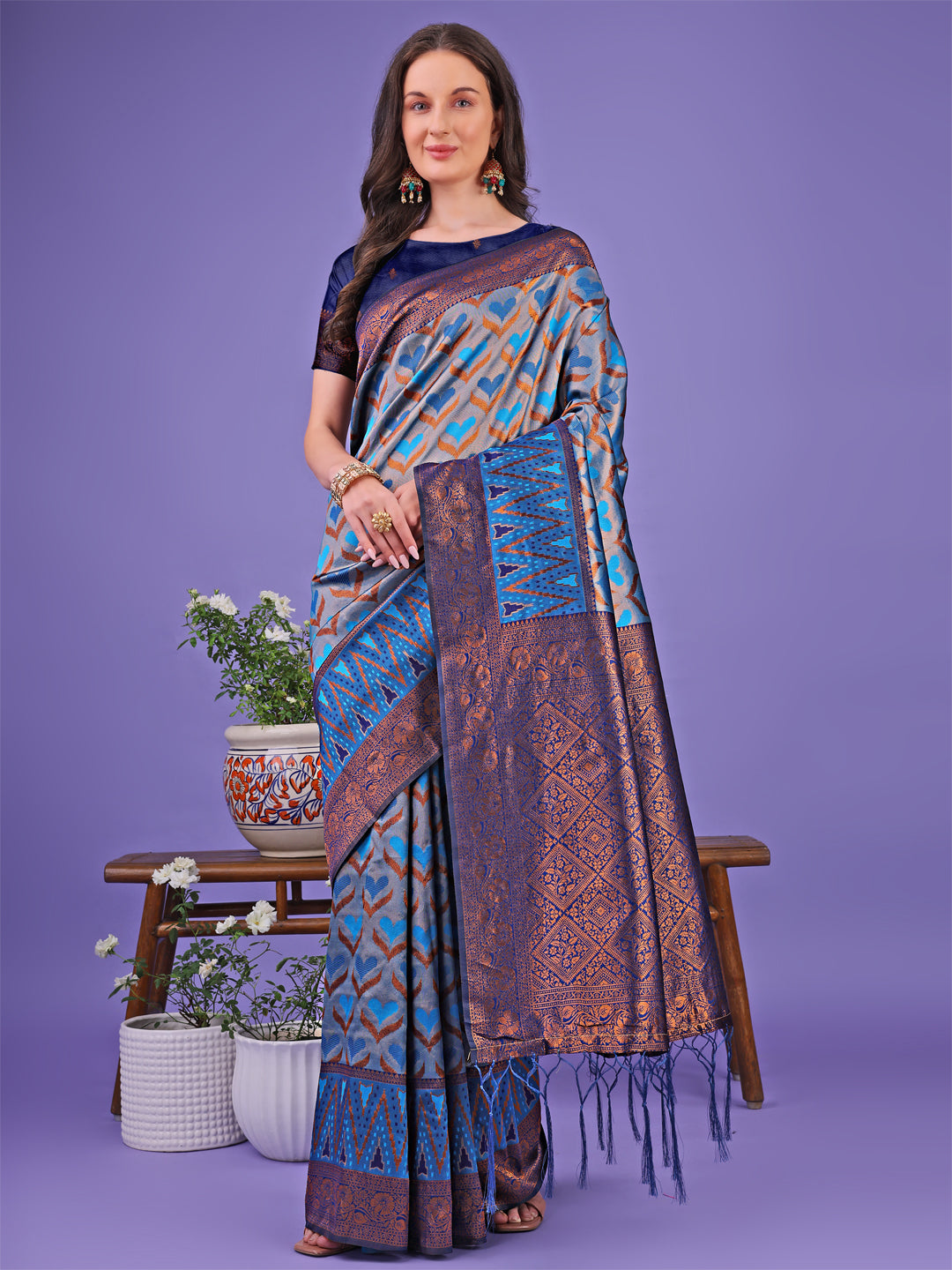 Swarnika Shine Lichi Silks Sarees Collection | Ready To Wear SKU - ASBLO1001 to 08