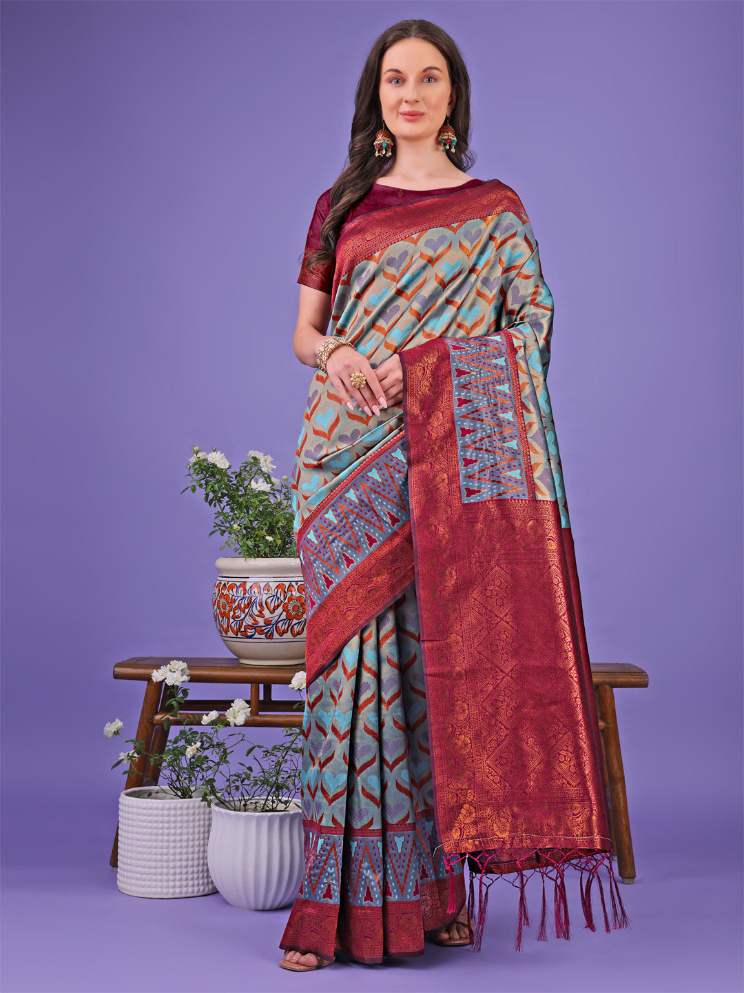 Swarnika Shine Lichi Silks Sarees Collection | Ready To Wear SKU - ASBLO1001 to 08