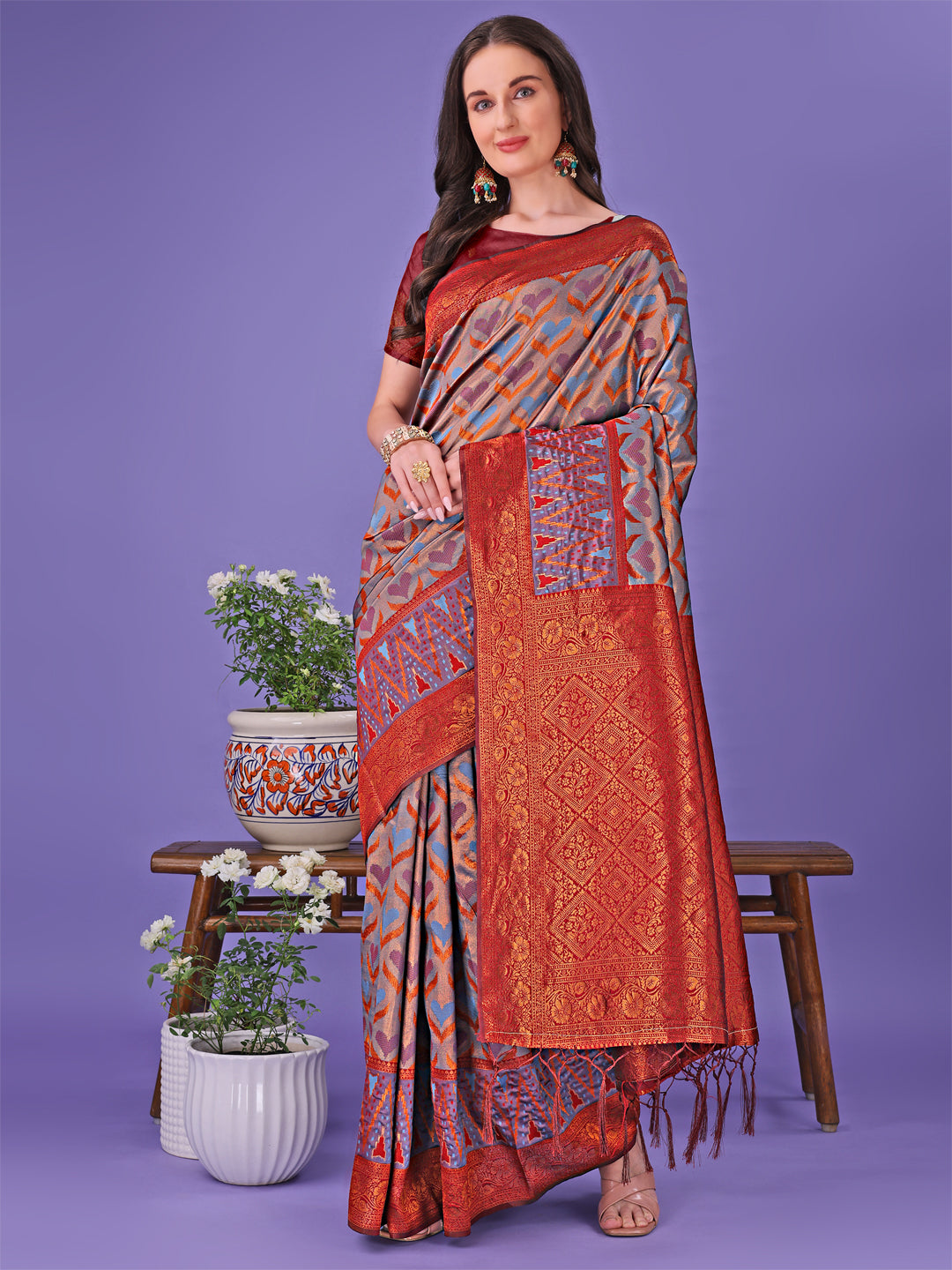 Swarnika Shine Lichi Silks Sarees Collection | Ready To Wear SKU - ASBLO1001 to 08