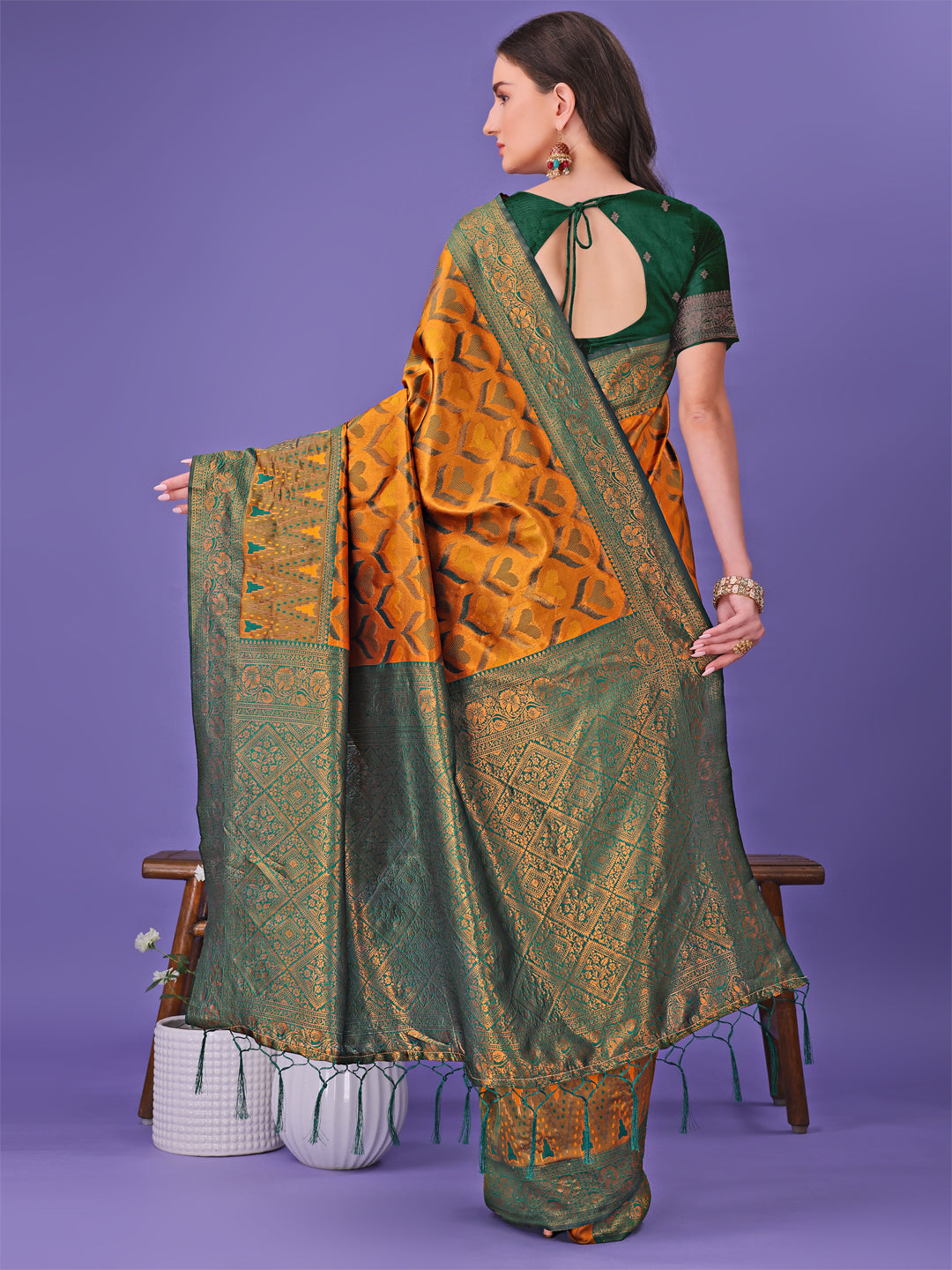 Swarnika Shine Lichi Silks Sarees Collection | Ready To Wear SKU - ASBLO1001 to 08