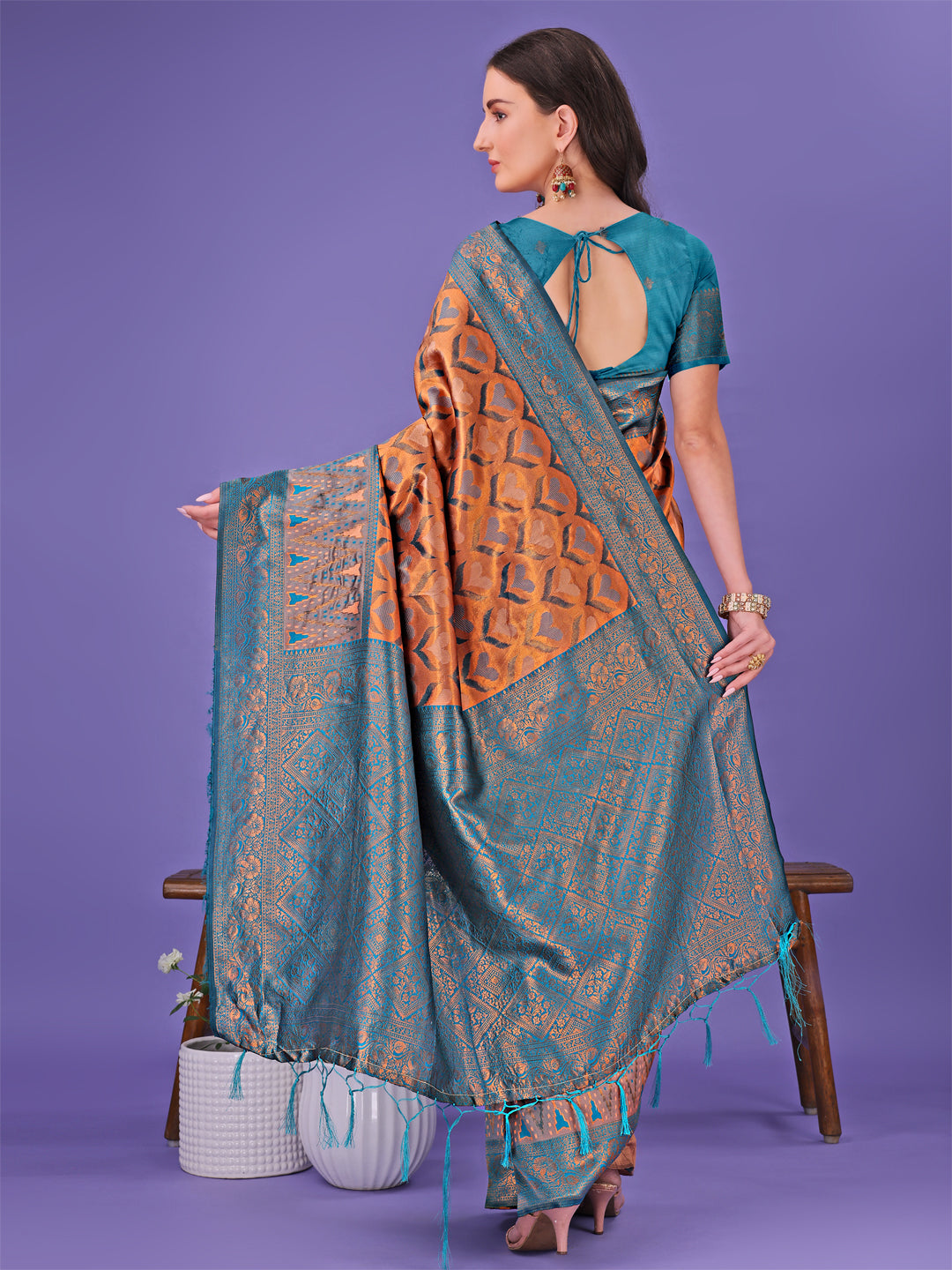 Swarnika Shine Lichi Silks Sarees Collection | Ready To Wear SKU - ASBLO1001 to 08