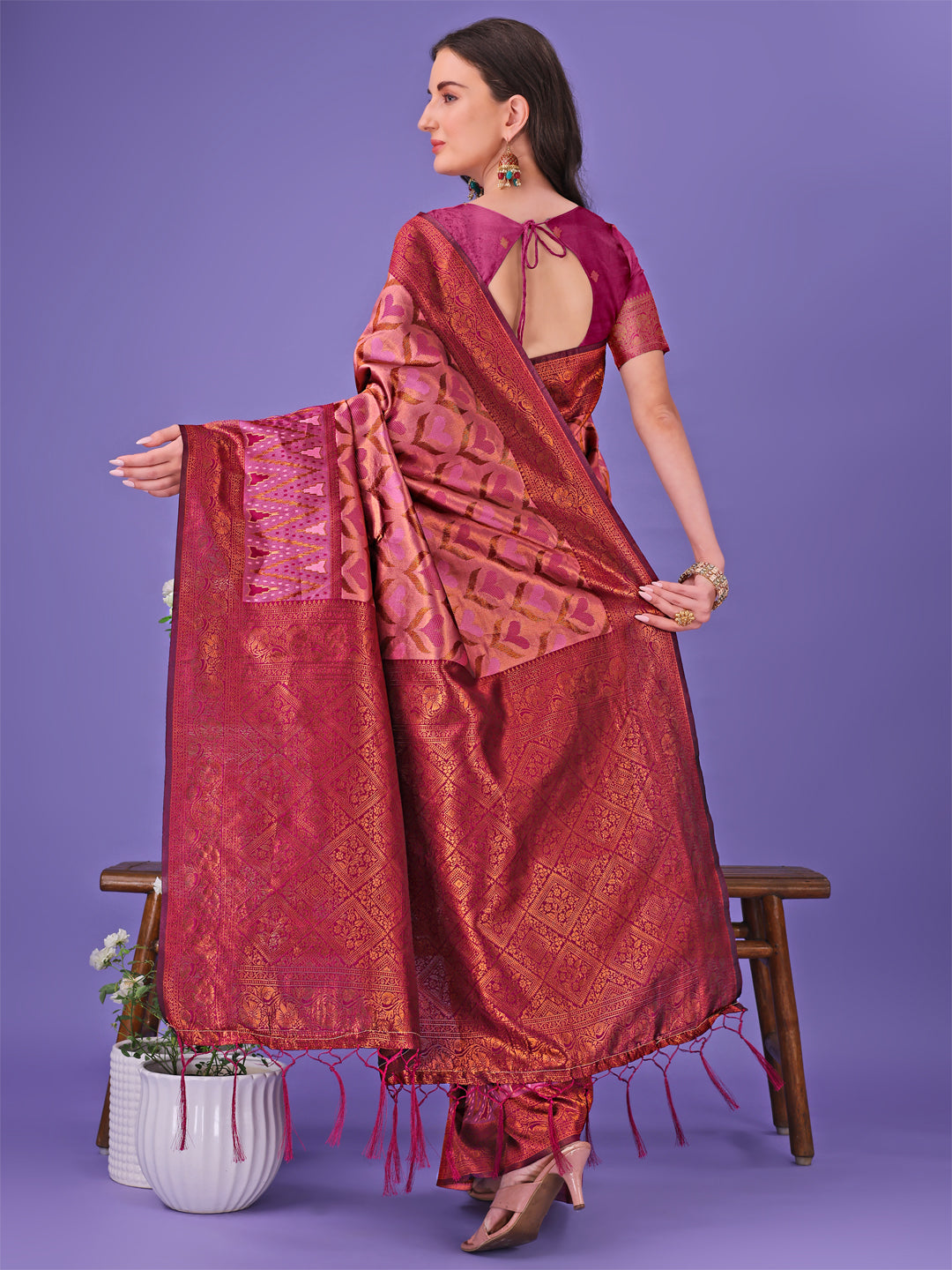 Swarnika Shine Lichi Silks Sarees Collection | Ready To Wear SKU - ASBLO1001 to 08