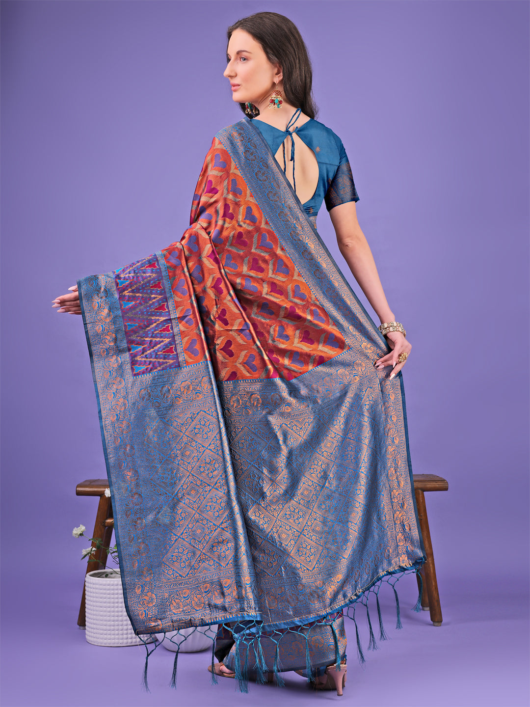 Swarnika Shine Lichi Silks Sarees Collection | Ready To Wear SKU - ASBLO1001 to 08