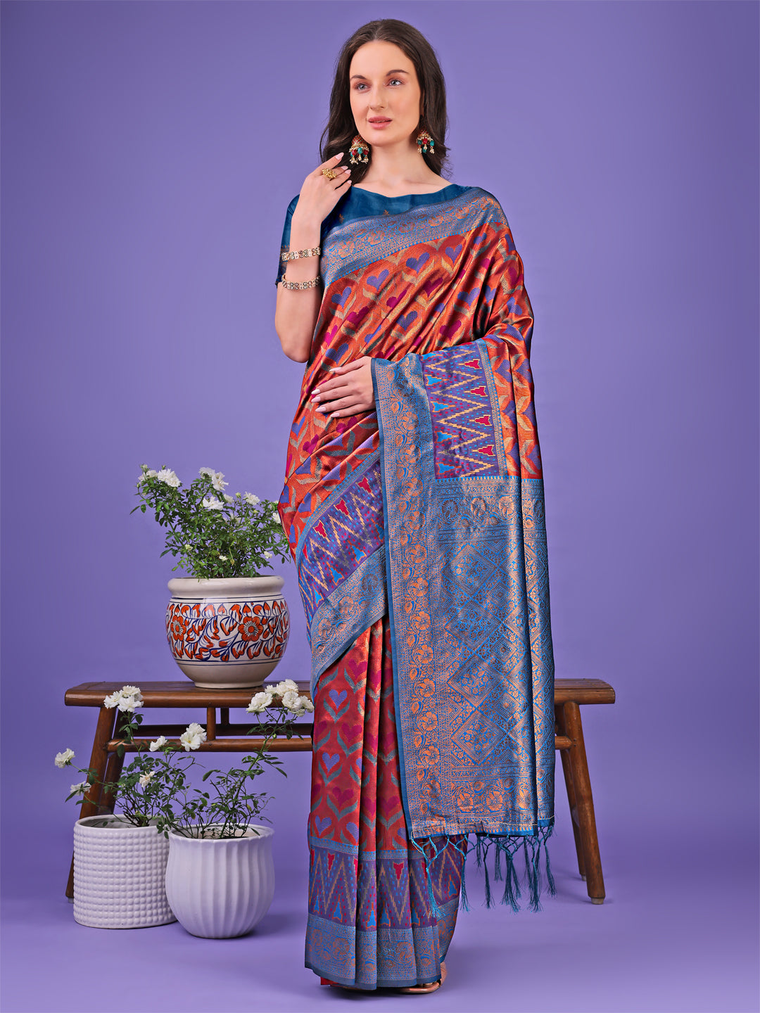 Swarnika Shine Lichi Silks Sarees Collection | Ready To Wear SKU - ASBLO1001 to 08