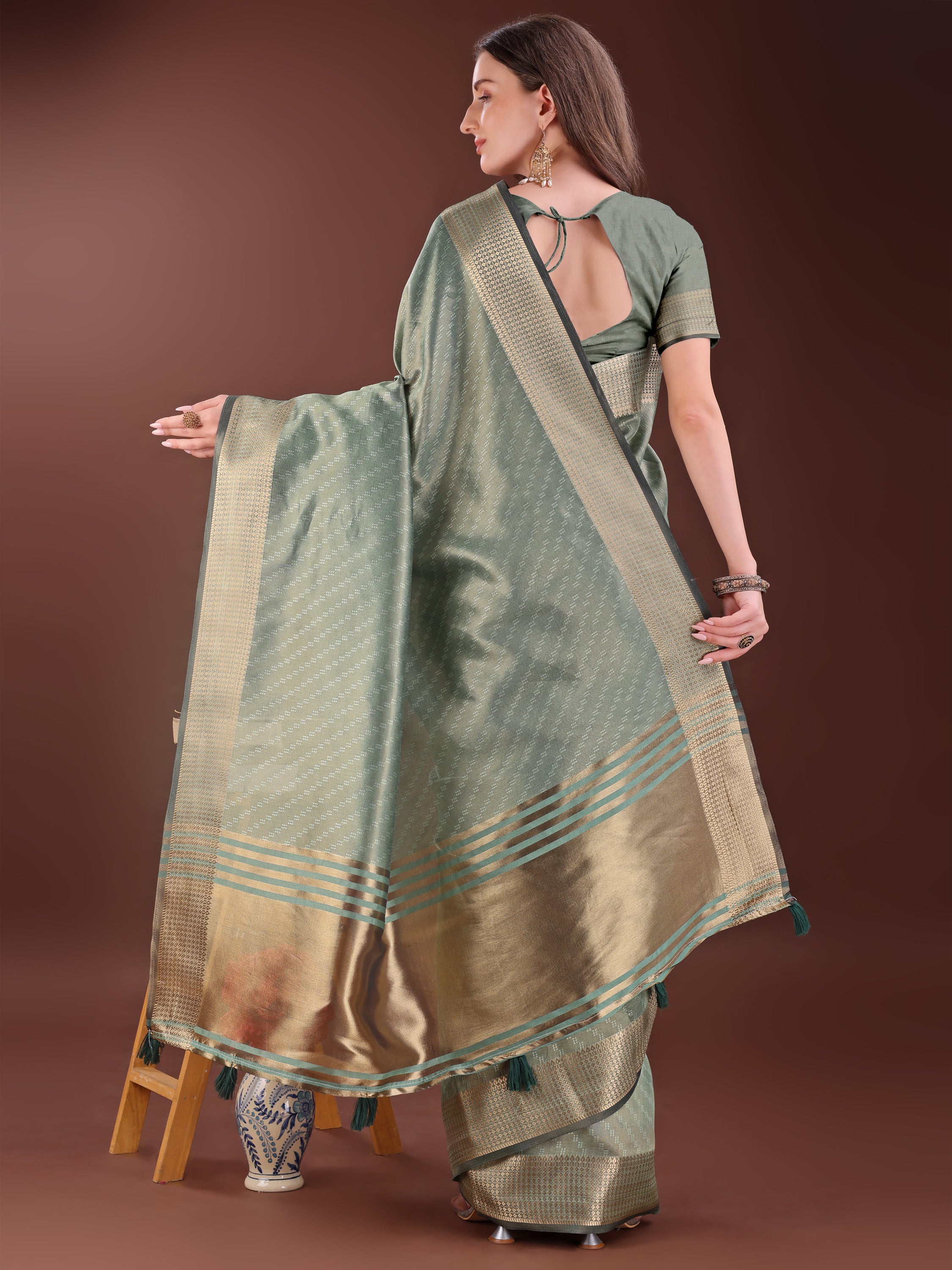 Gauhar Gaze Organza Sarees Collection | Ready To Wear SKU - SWBUD1001 to 06