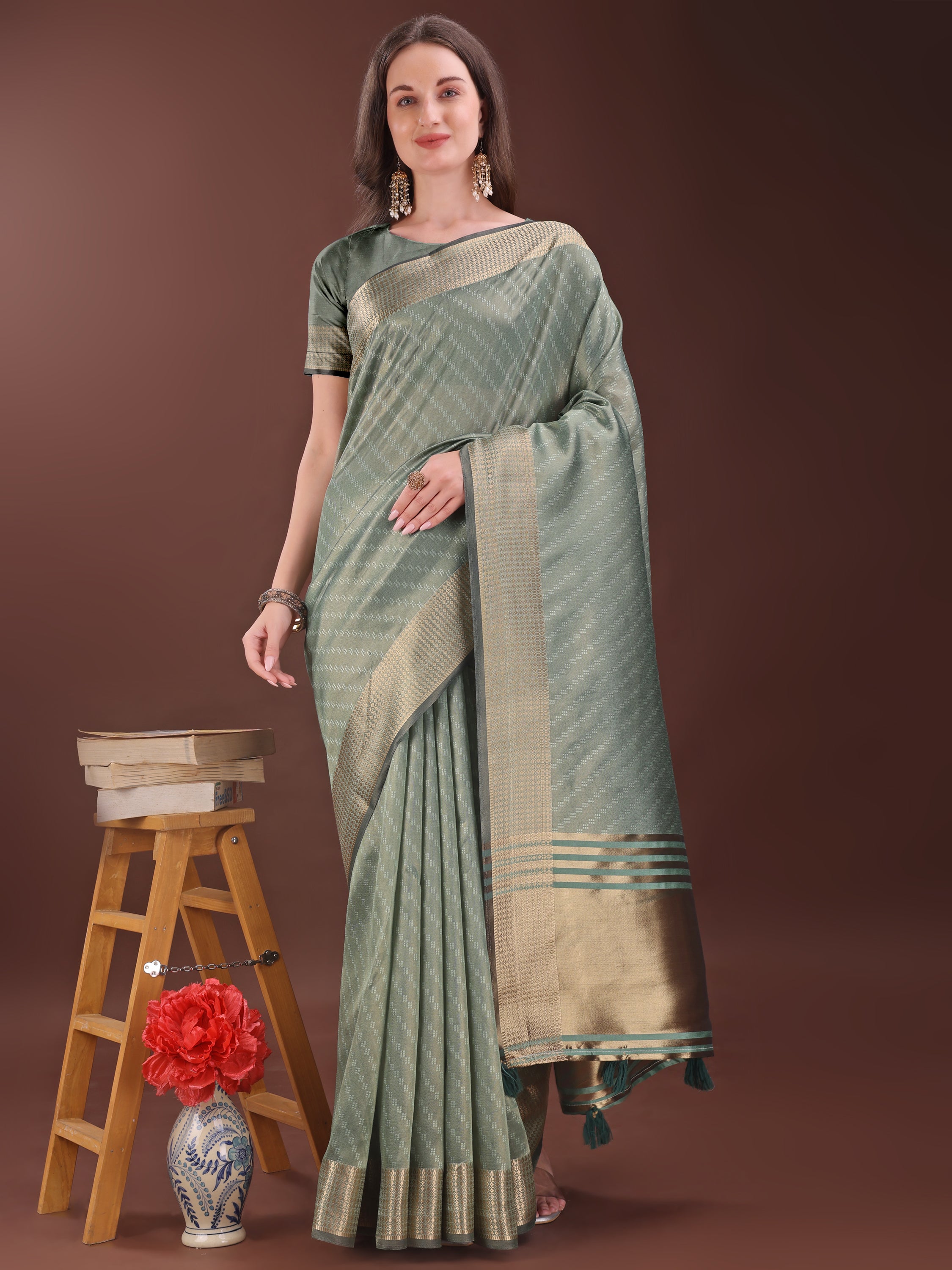 Gauhar Gaze Organza Sarees Collection | Ready To Wear SKU - SWBUD1001 to 06