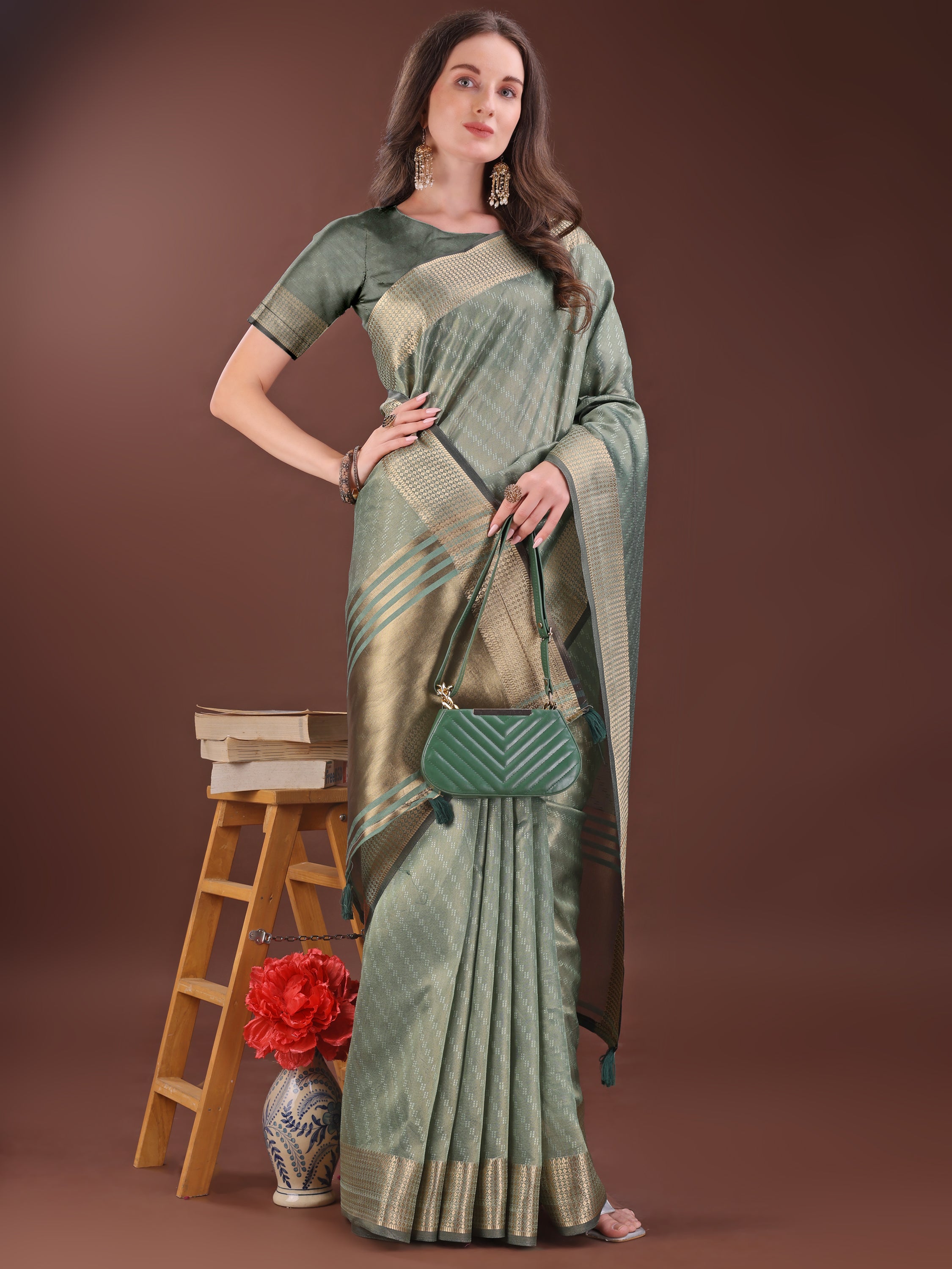Gauhar Gaze Organza Sarees Collection | Ready To Wear SKU - SWBUD1001 to 06