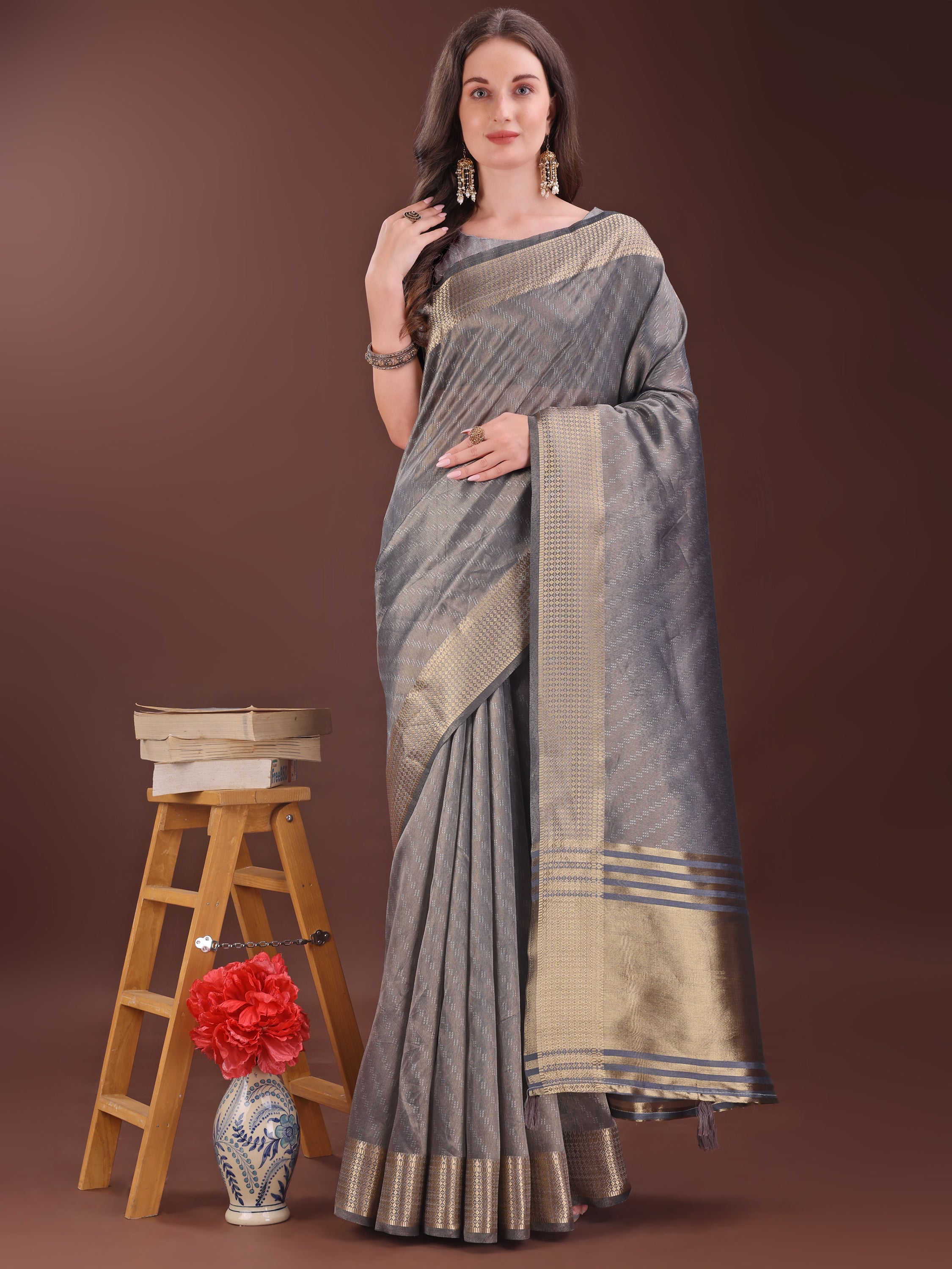 Gauhar Gaze Organza Sarees Collection | Ready To Wear SKU - SWBUD1001 to 06