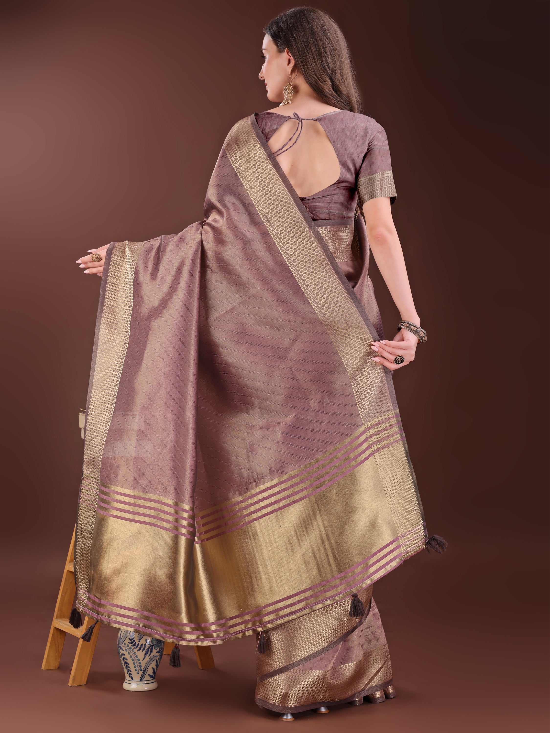 Gauhar Gaze Organza Sarees Collection | Ready To Wear SKU - SWBUD1001 to 06