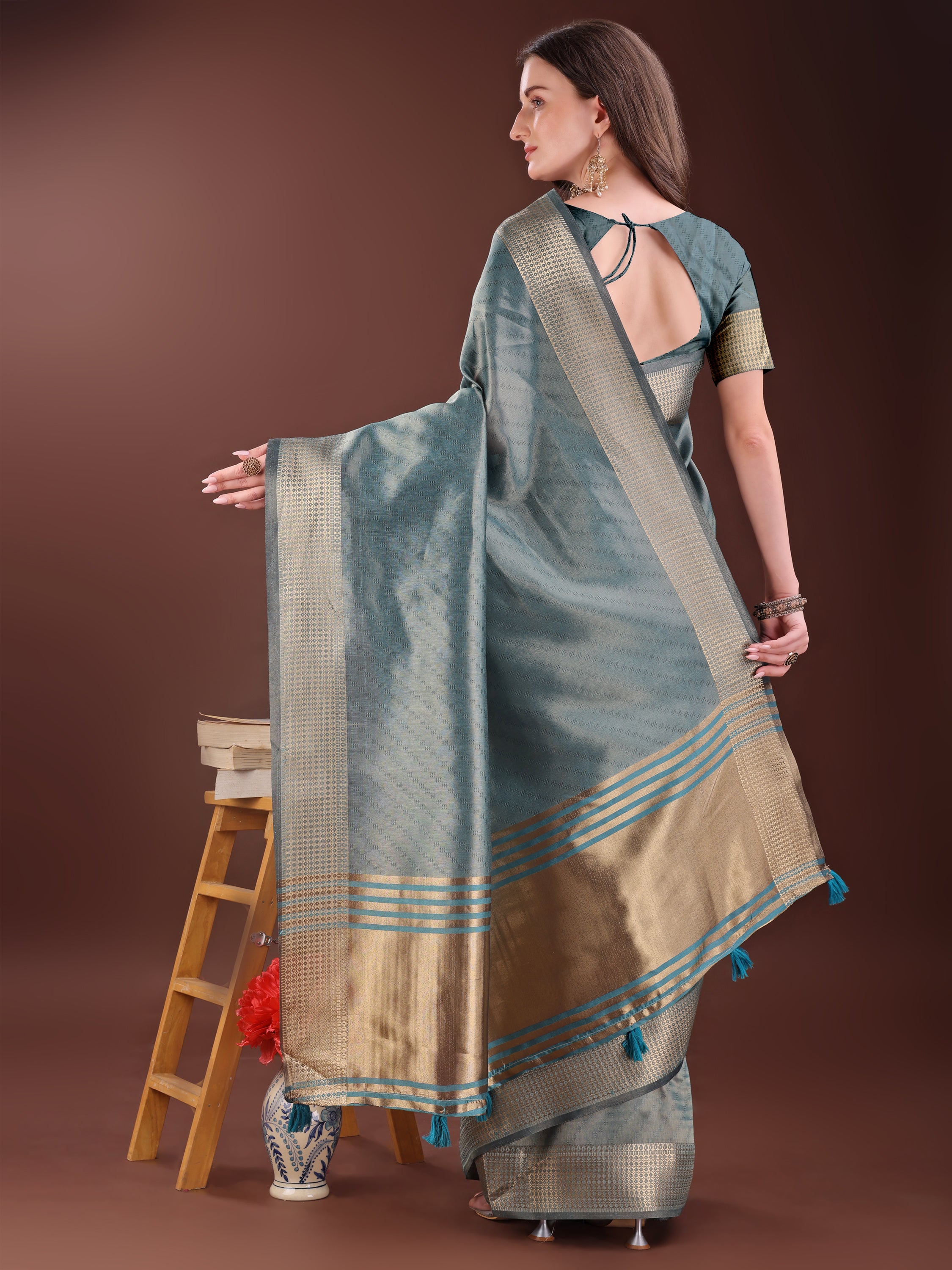 Gauhar Gaze Organza Sarees Collection | Ready To Wear SKU - SWBUD1001 to 06