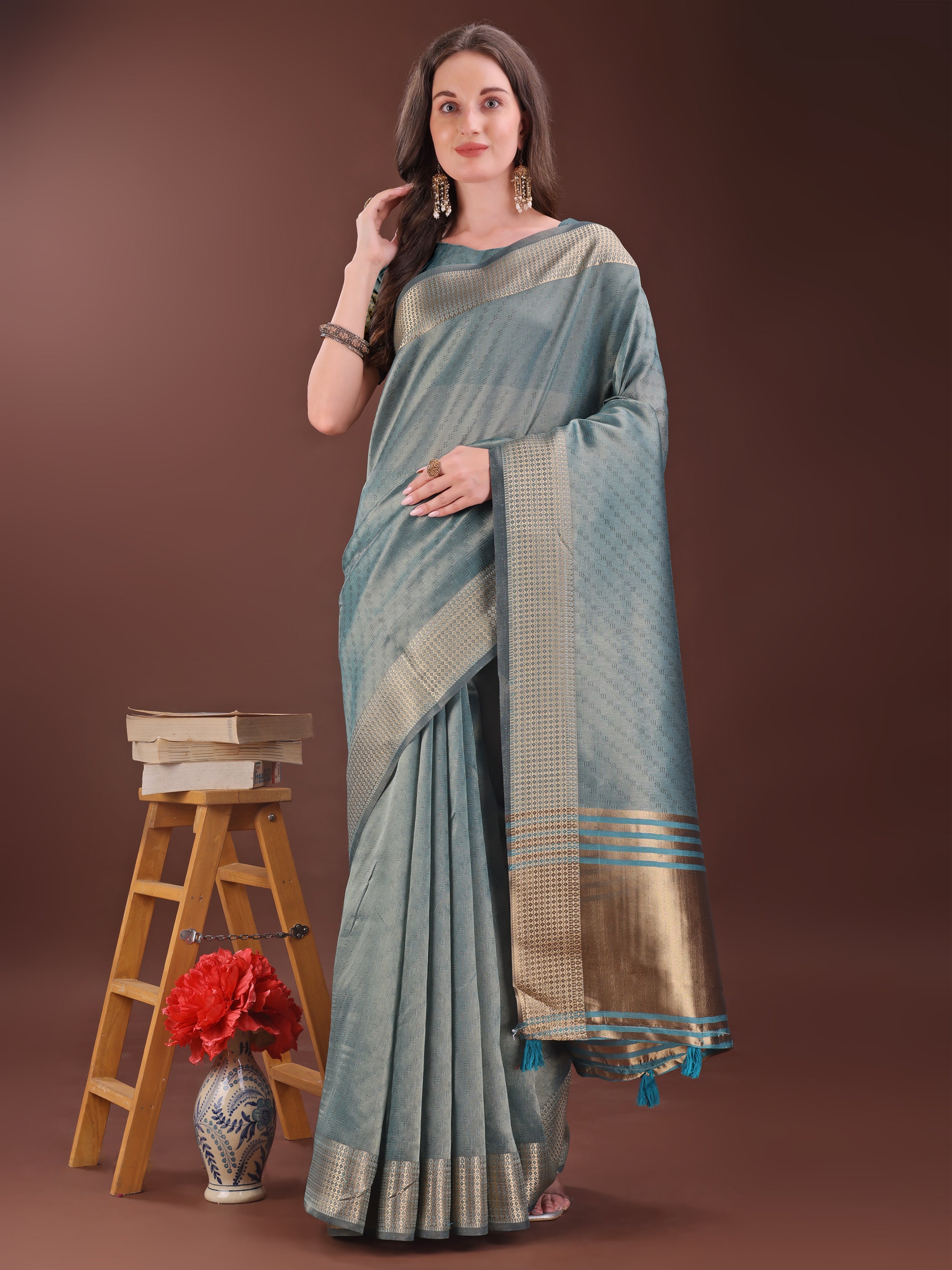 Gauhar Gaze Organza Sarees Collection | Ready To Wear SKU - SWBUD1001 to 06