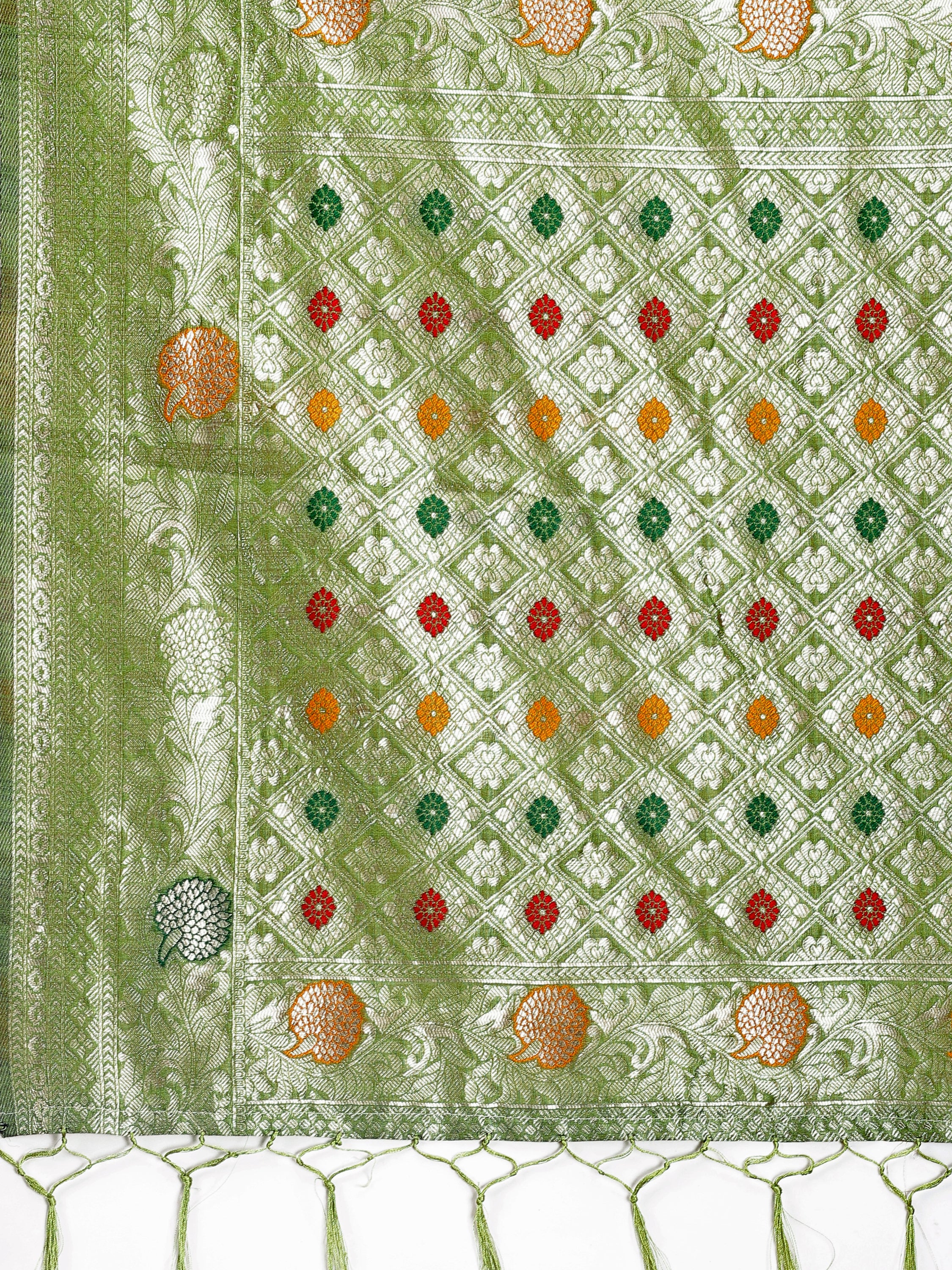 Boond Baawri Linen Cotton Drapes Sarees Collection | Ready To Wear SKU - ASBUL1001 to 06