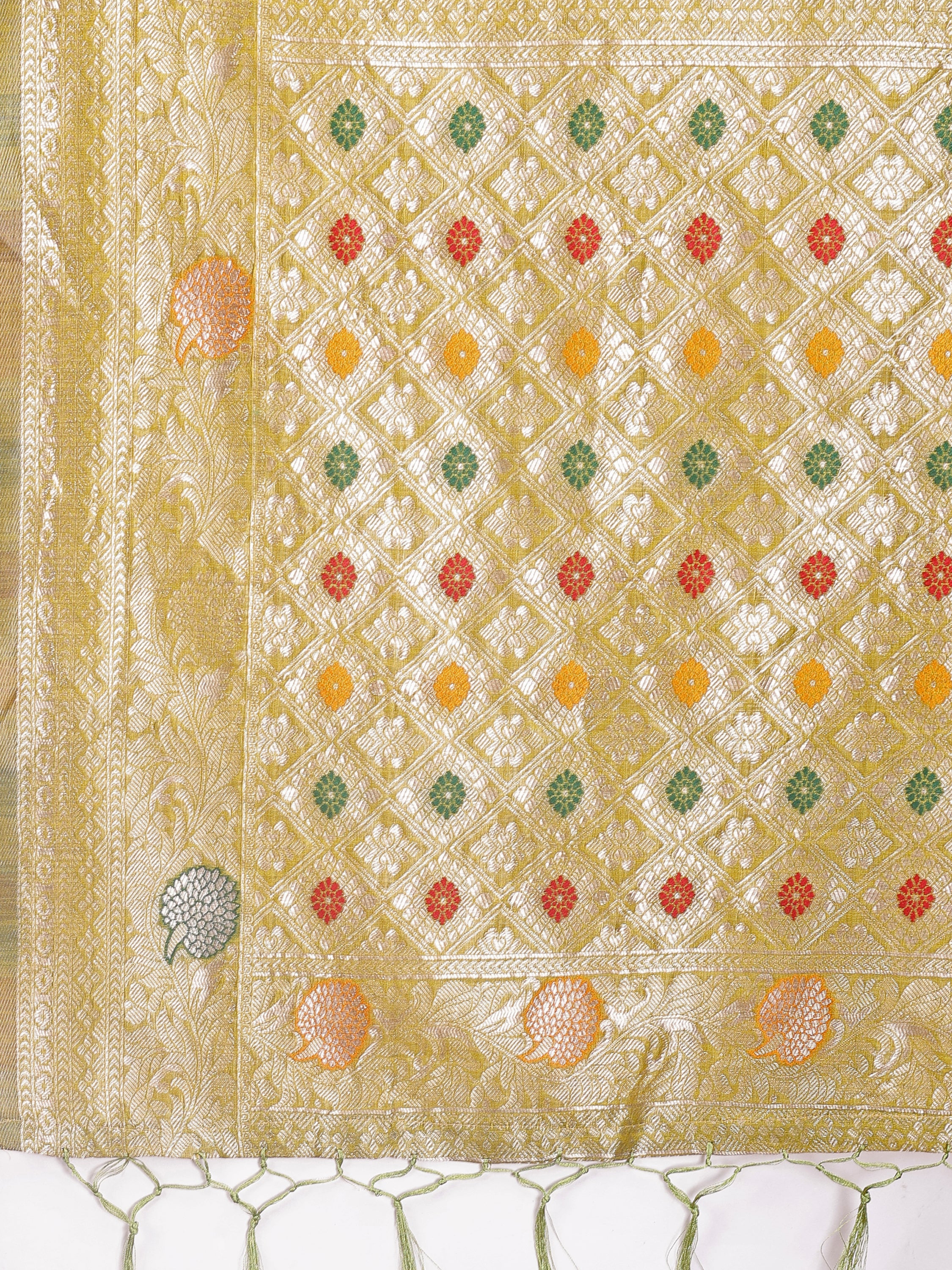 Boond Baawri Linen Cotton Drapes Sarees Collection | Ready To Wear SKU - ASBUL1001 to 06