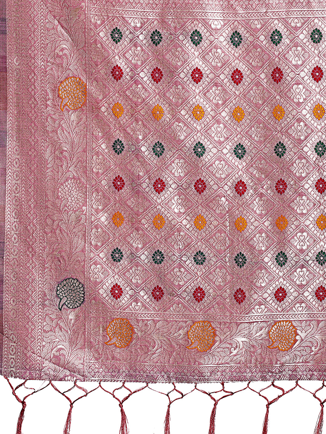 Boond Baawri Linen Cotton Drapes Sarees Collection | Ready To Wear SKU - ASBUL1001 to 06