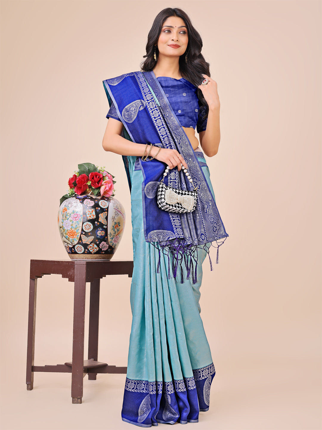 Heer Harmony Lichi Silks Sarees Collection | Ready To Wear SKU - ASCAD1001 to 08