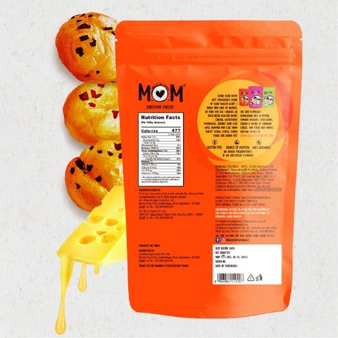 MOM - Meal Of The Moment by Cheddar Cheese Roasted Makhana - 52 gms