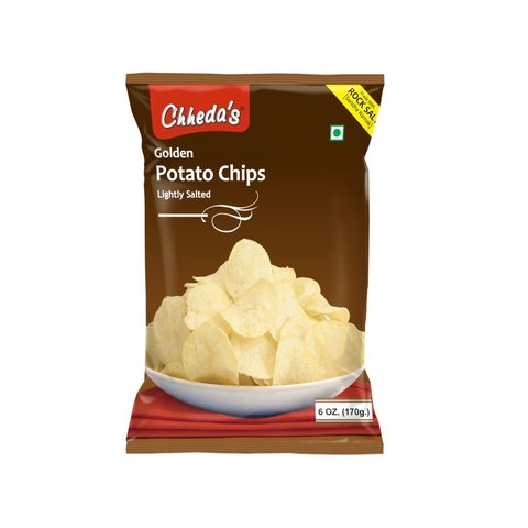 Chheda's Golden Aloo Chips (Rock Salt) - 170 gms