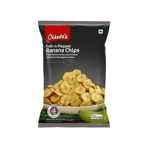 Chheda's Salt-n-Pepper Banana Chips - 170 gms