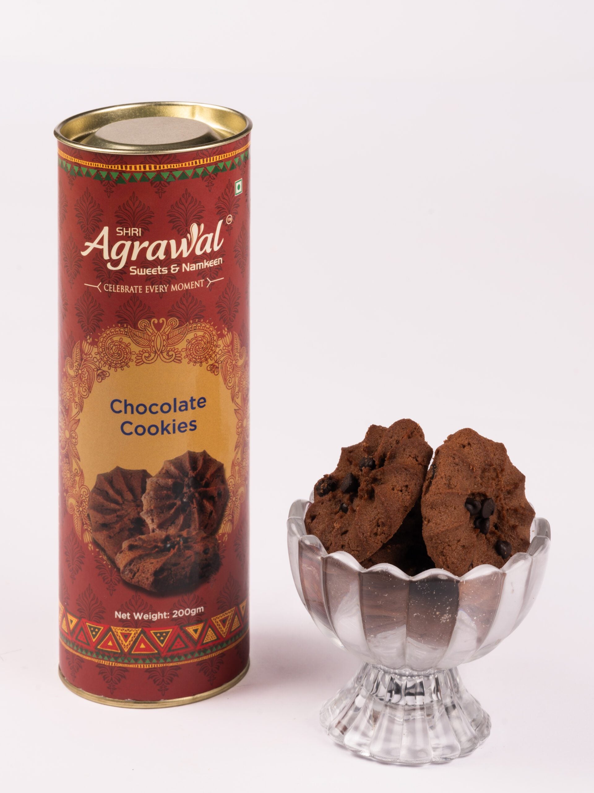 Shri Agrawal Sweets & Namkeen Chocolate Cookies - 200 gms