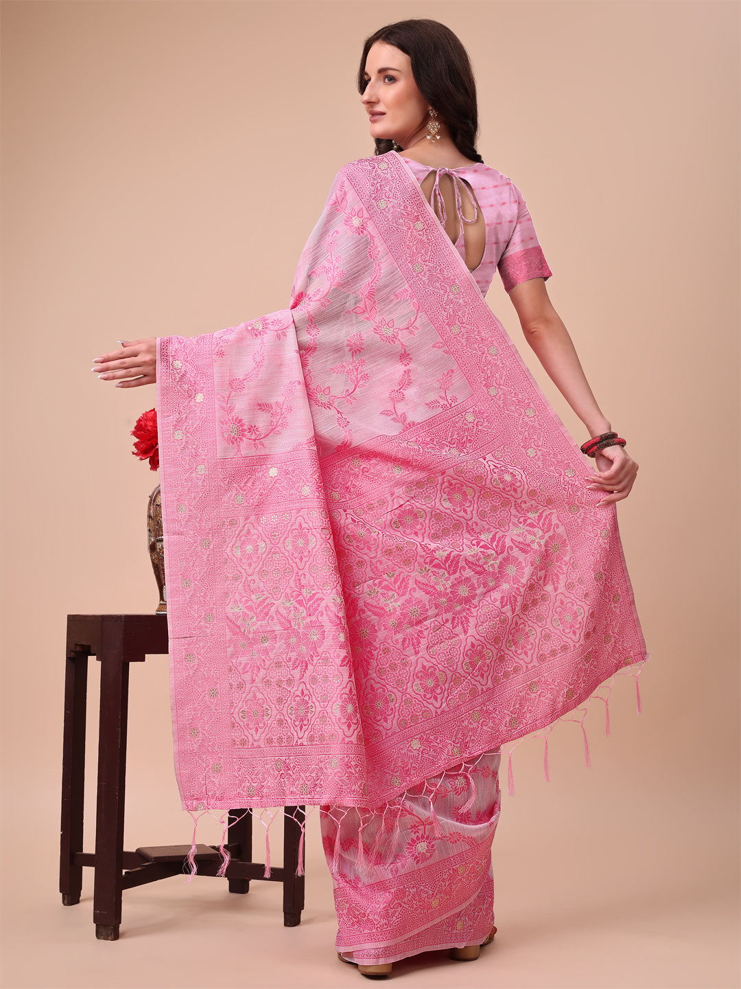 Basanti Baag Cotton Sarees Collection | Ready To Wear SKU - ASCOT1001 to 05