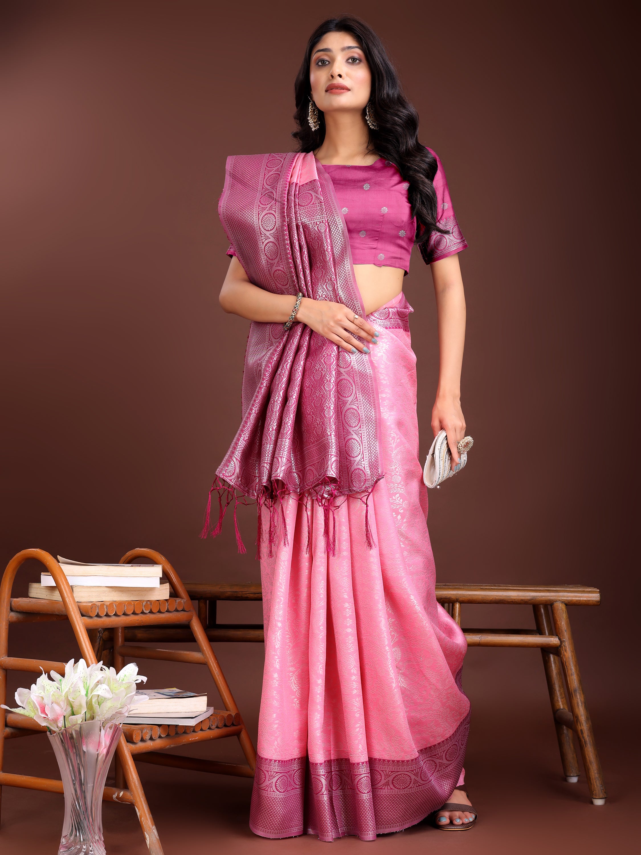 Lichi Silk Lavanya Saree Series Sarees Collection | Ready To Wear SKU - ASCRA1001 to 08