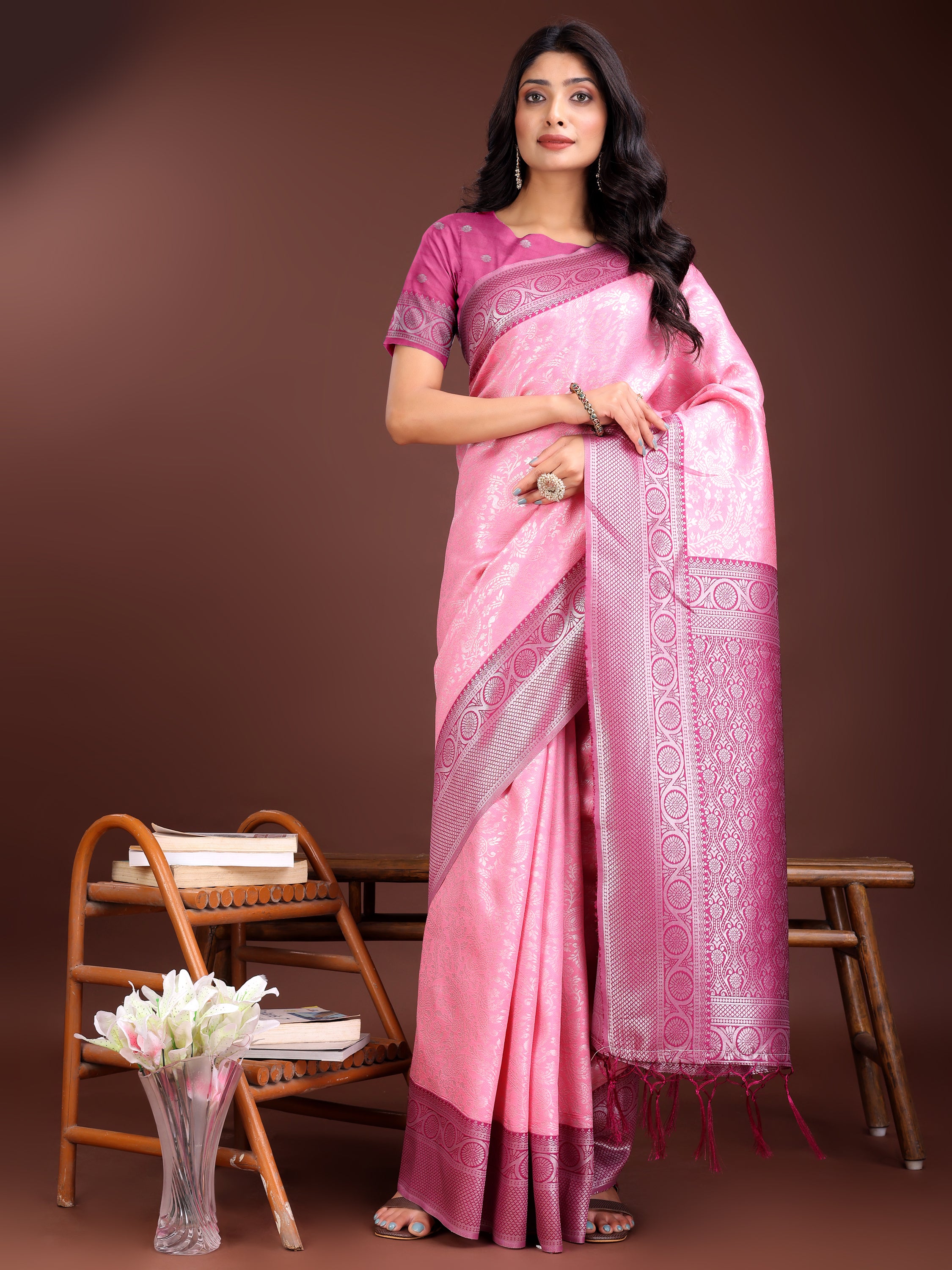 Lichi Silk Lavanya Saree Series Sarees Collection | Ready To Wear SKU - ASCRA1001 to 08